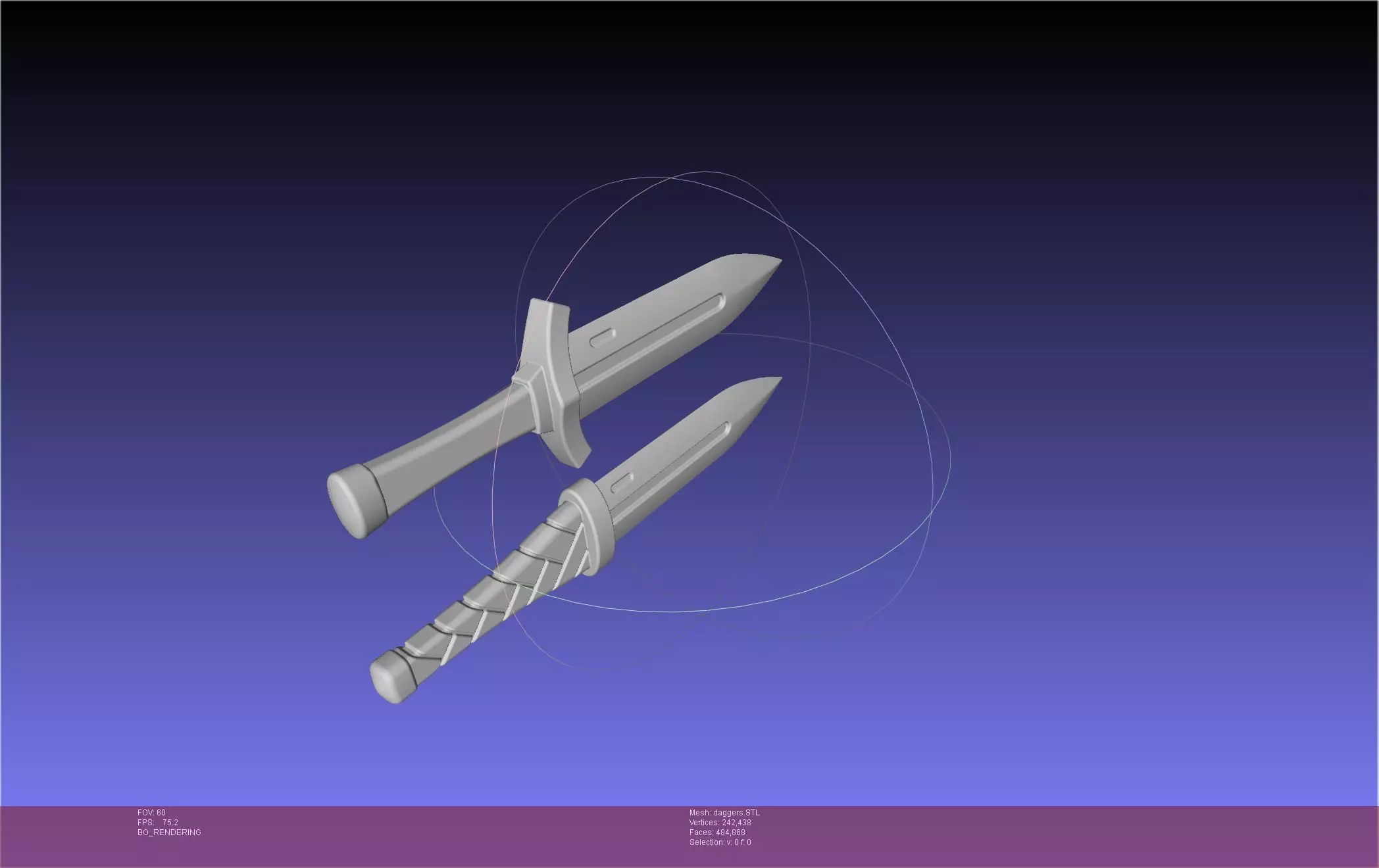 Vinland Saga Thorfinn Daggers 3D print model_11