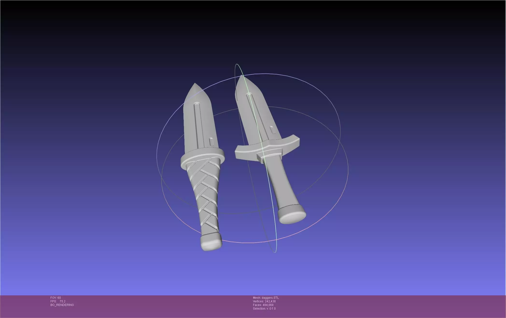 Vinland Saga Thorfinn Daggers 3D print model_5