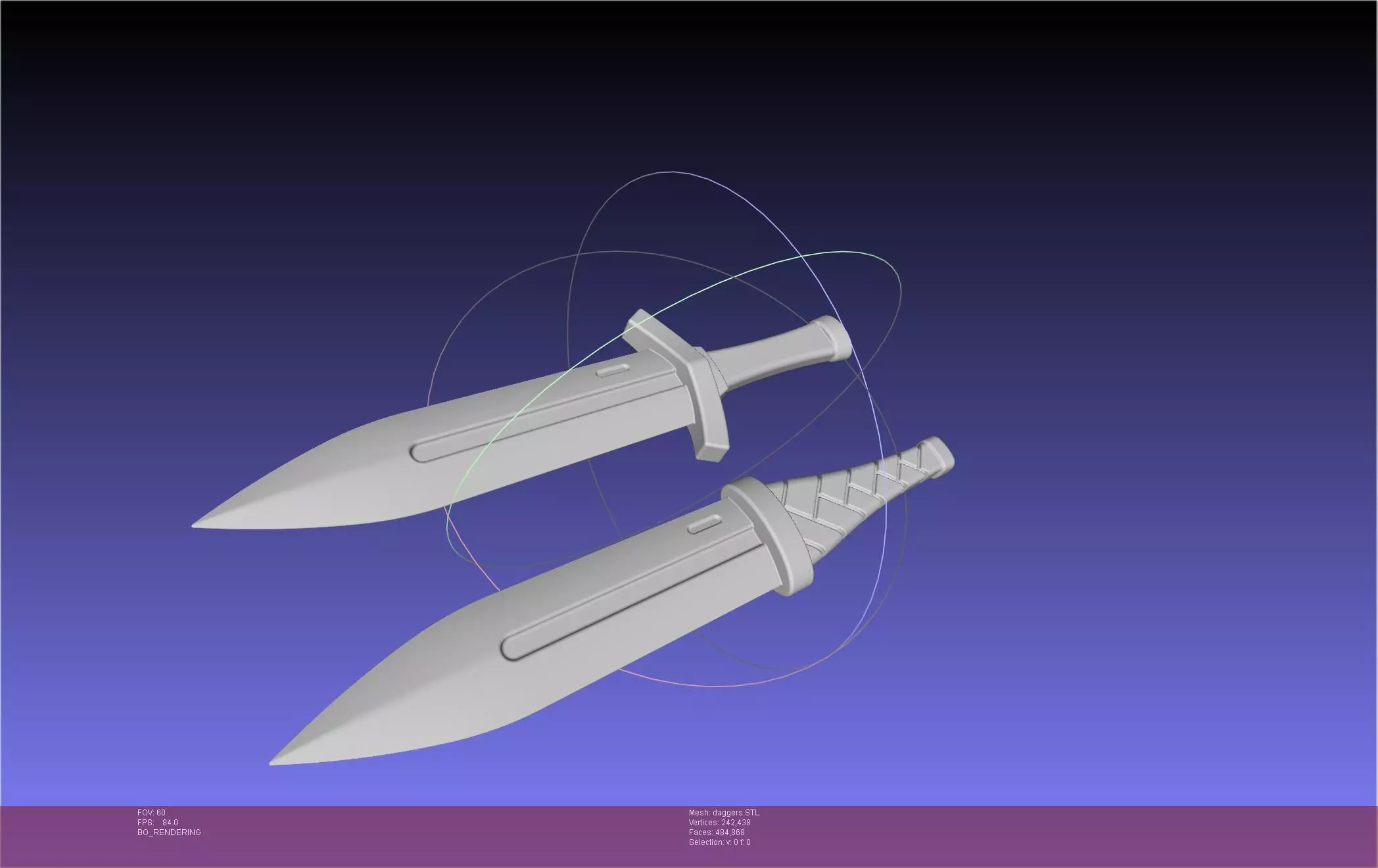 Vinland Saga Thorfinn Daggers 3D print model_7