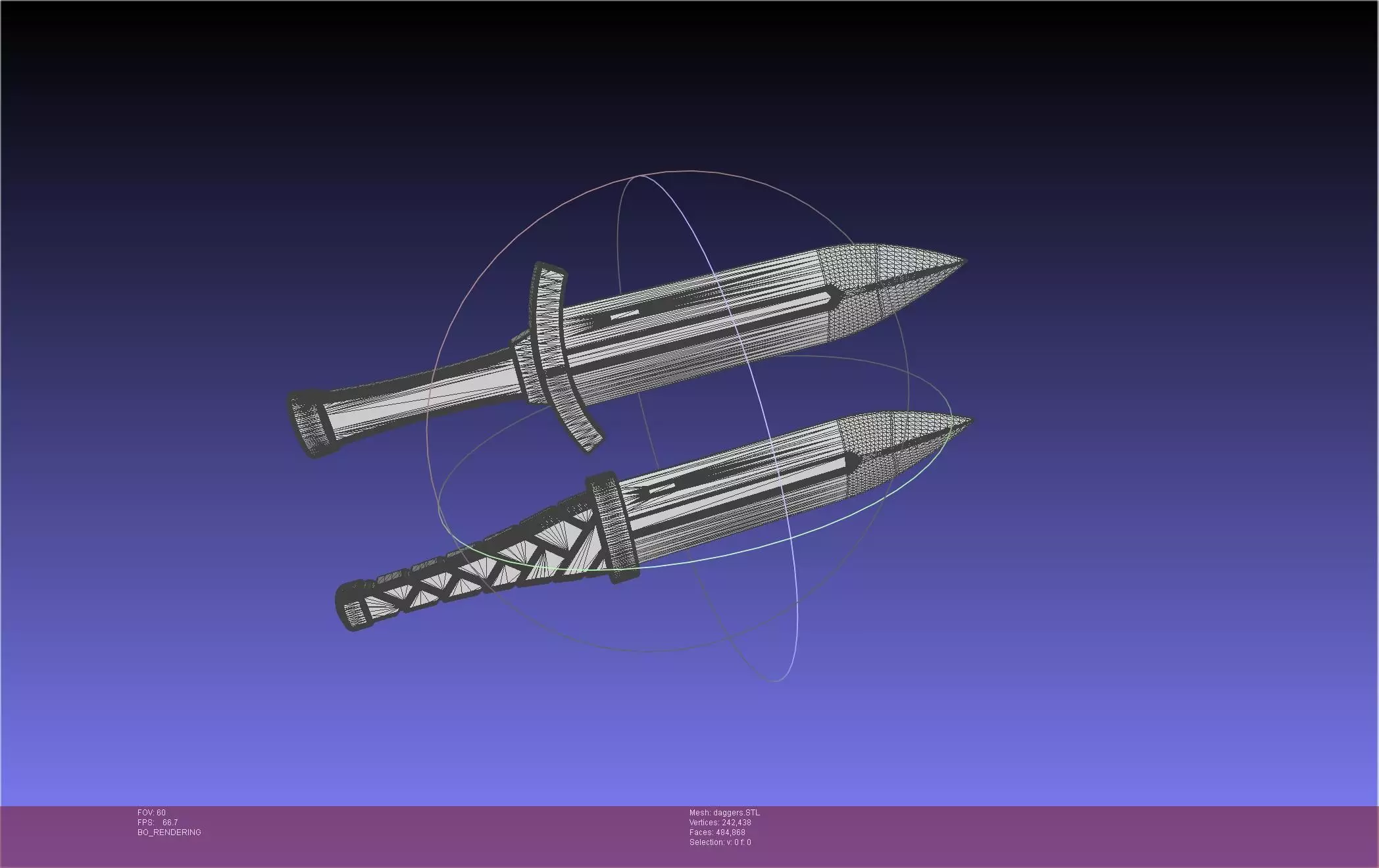 Vinland Saga Thorfinn Daggers 3D print model_13