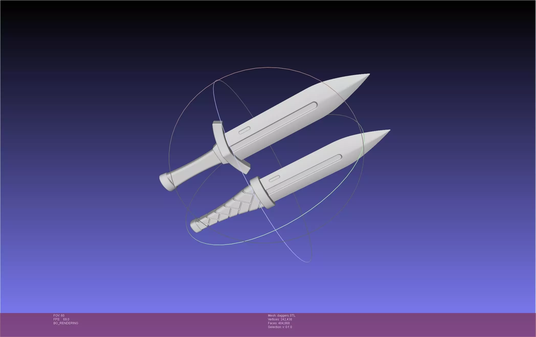 Vinland Saga Thorfinn Daggers 3D print model_10