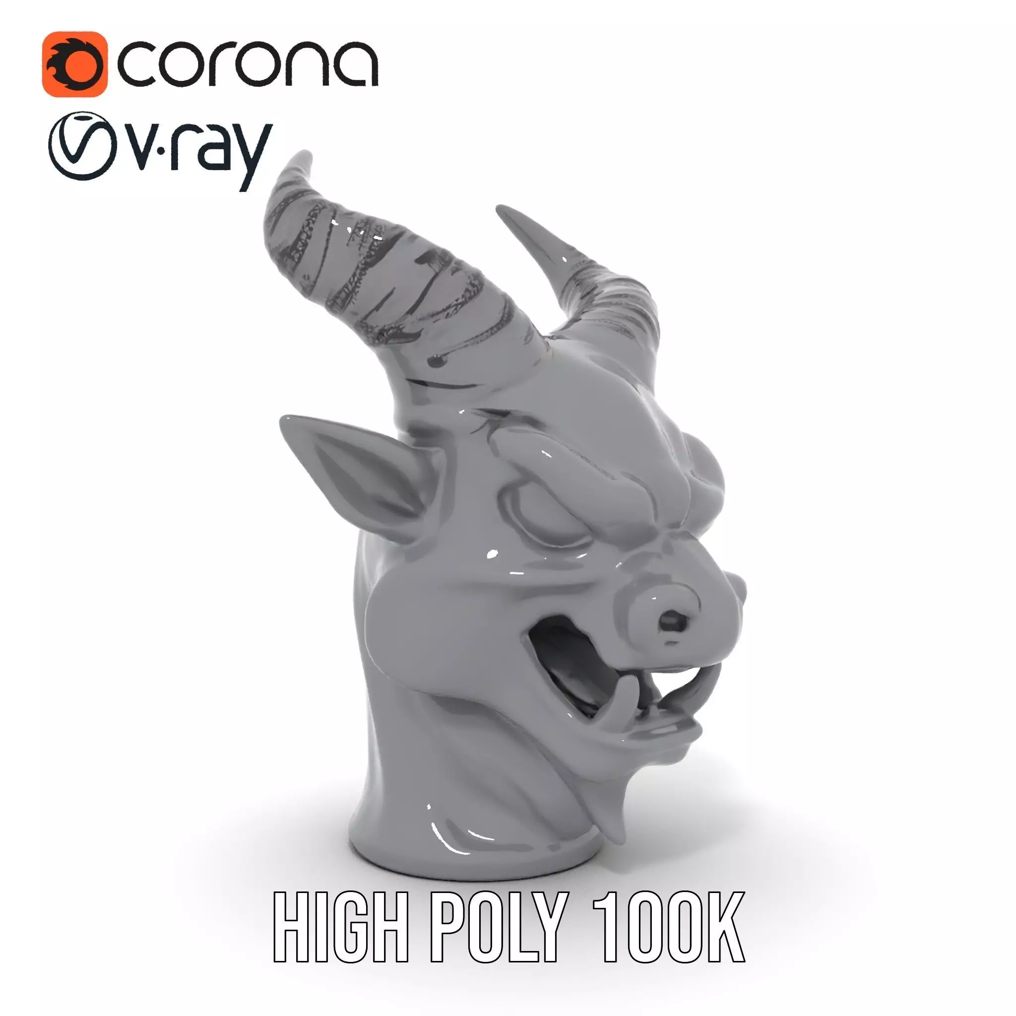 Sleek Onyx Demon model pack Low-poly 3D model_22