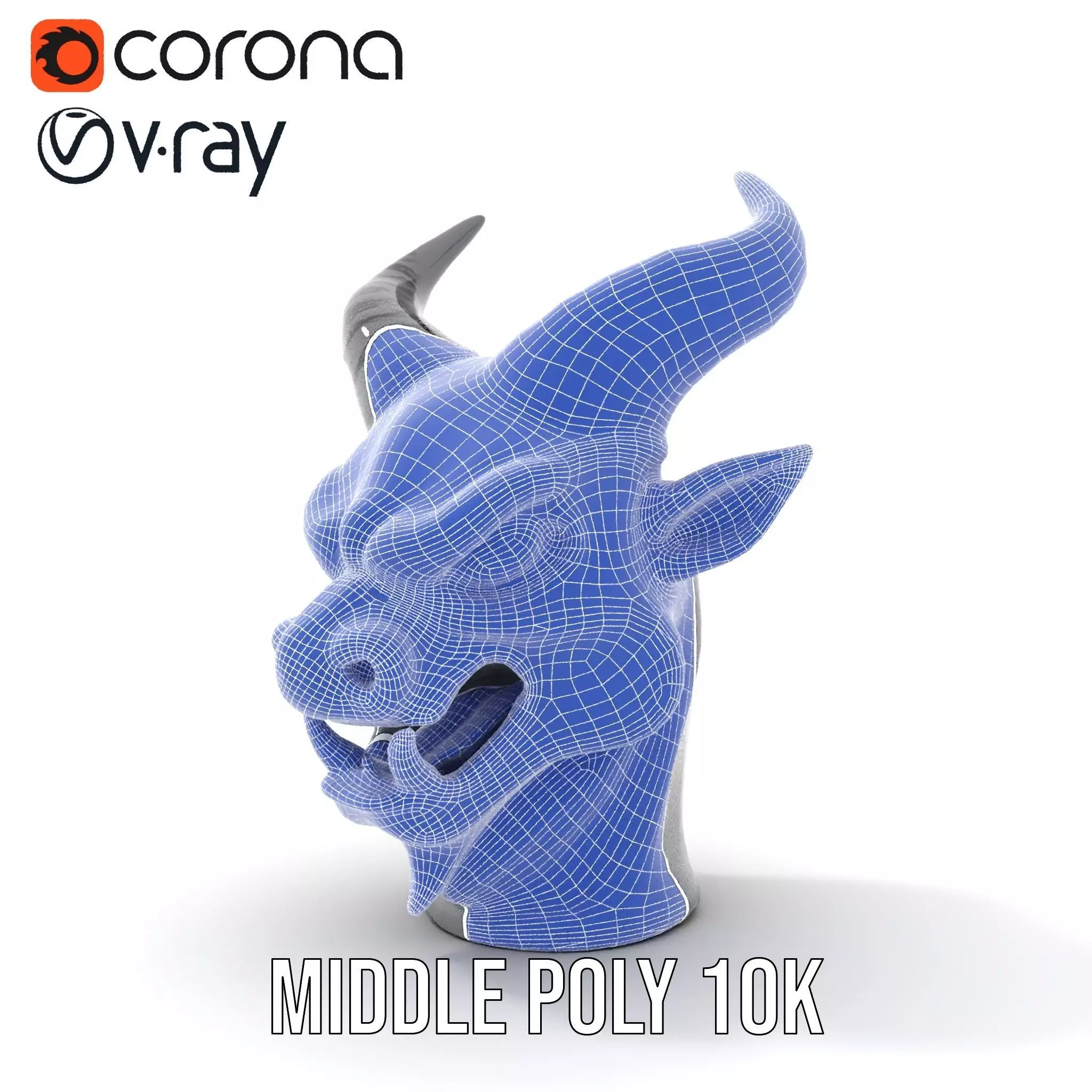 Sleek Onyx Demon model pack Low-poly 3D model_20