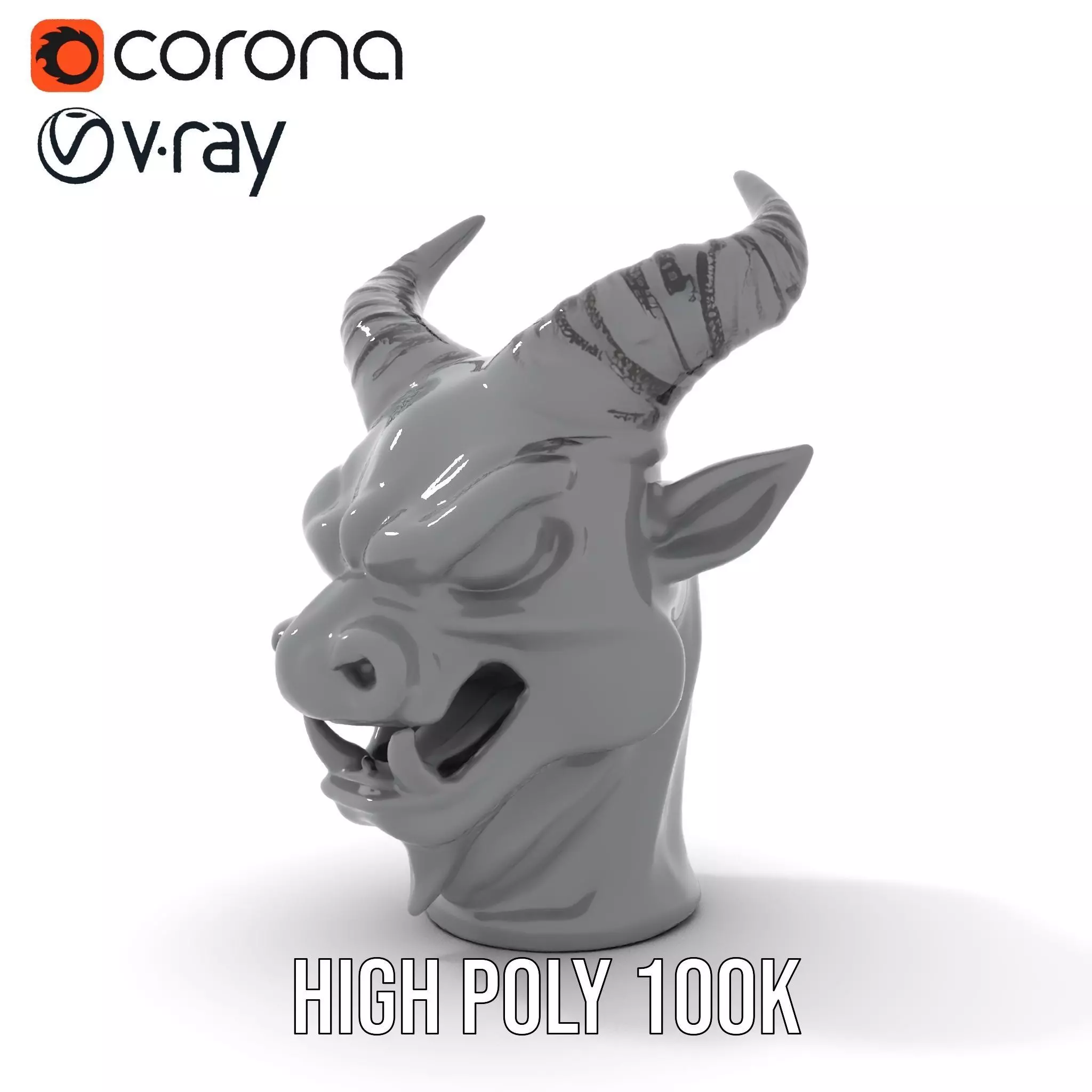 Sleek Onyx Demon model pack Low-poly 3D model_28