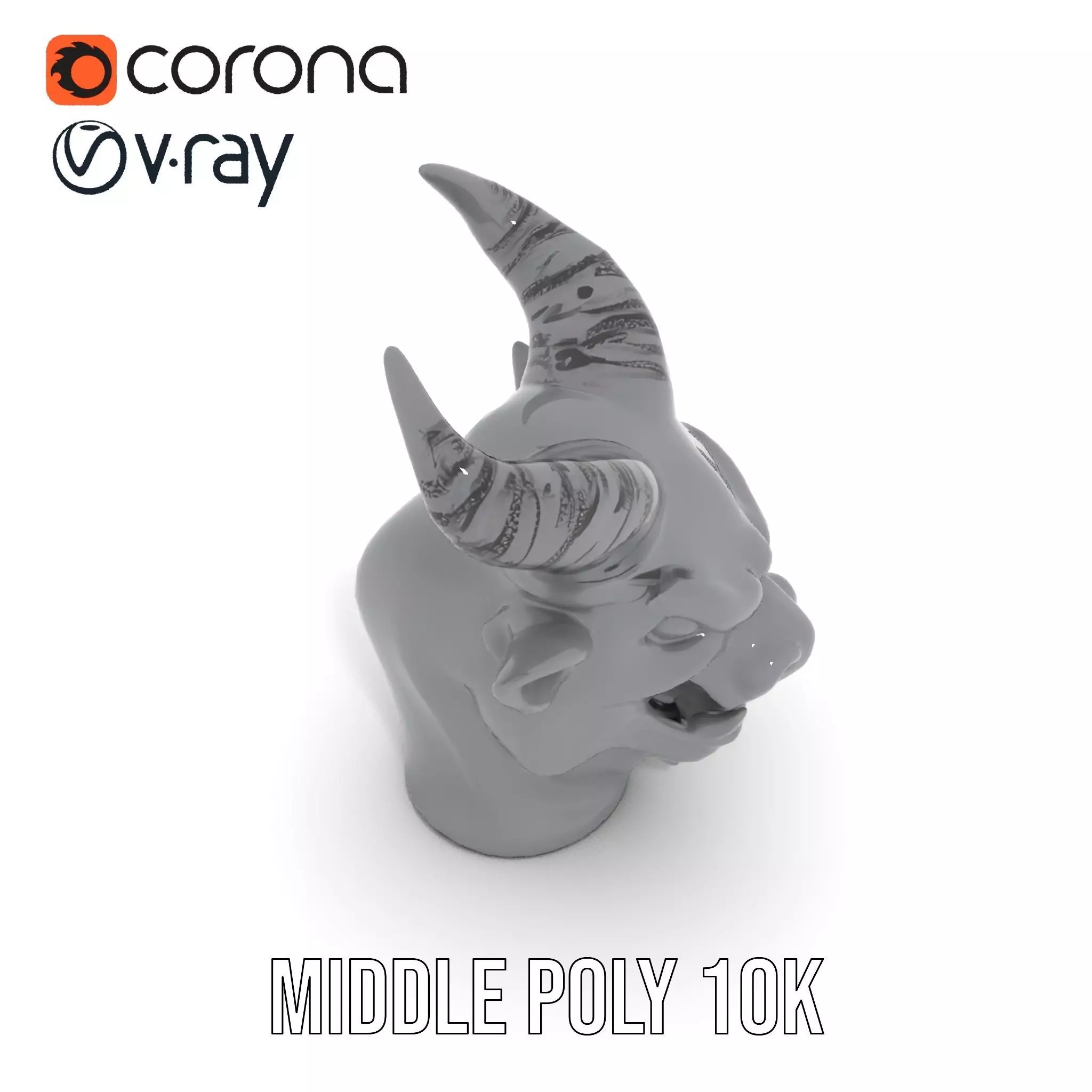 Sleek Onyx Demon model pack Low-poly 3D model_6