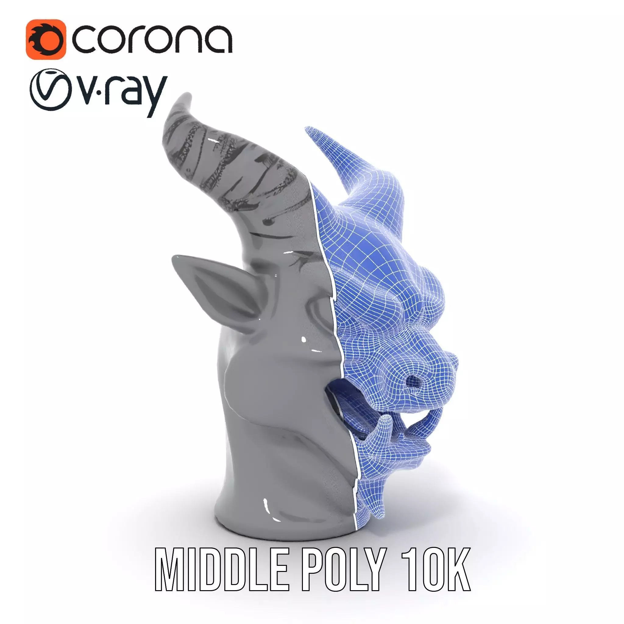 Sleek Onyx Demon model pack Low-poly 3D model_26