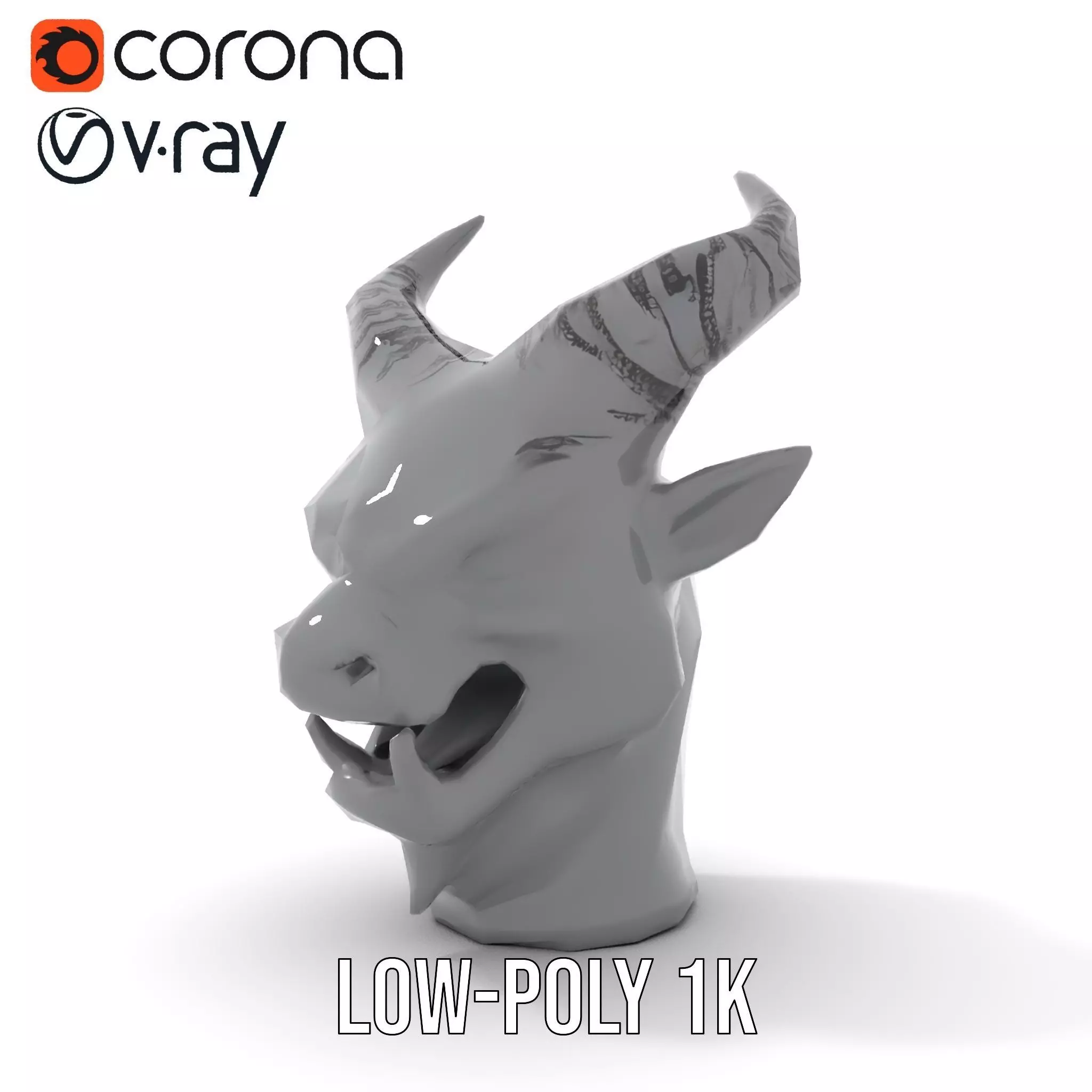 Sleek Onyx Demon model pack Low-poly 3D model_14