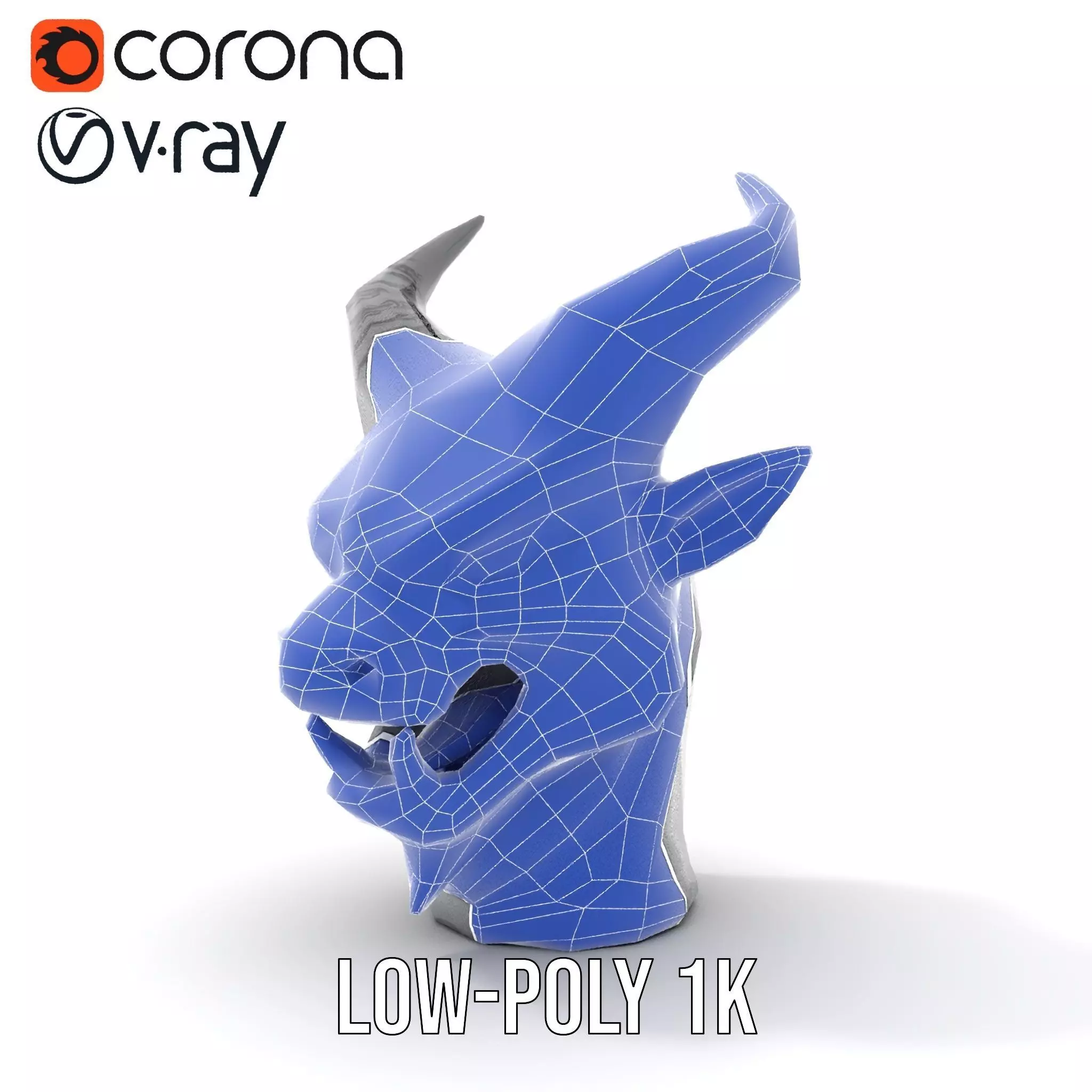 Sleek Onyx Demon model pack Low-poly 3D model_18