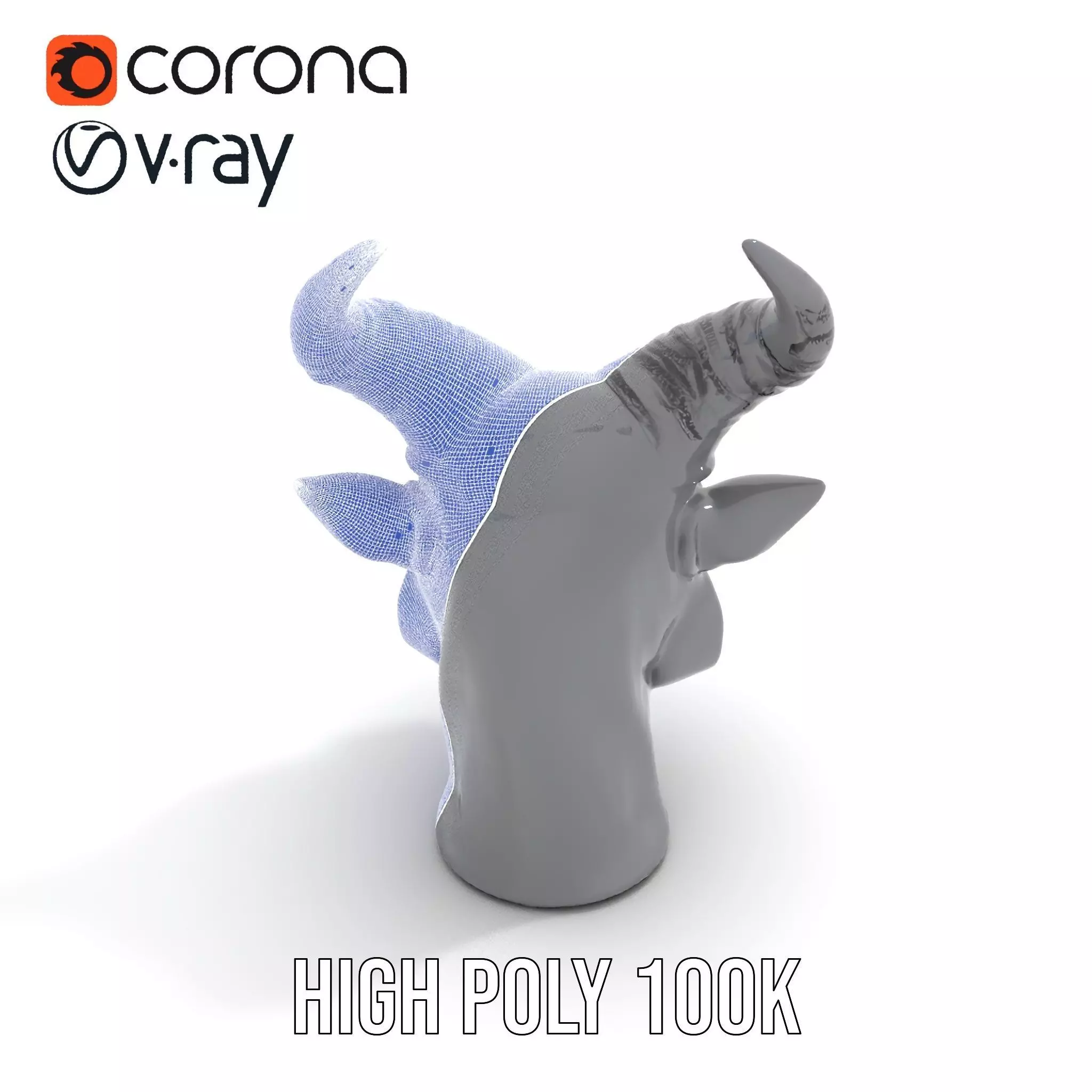 Sleek Onyx Demon model pack Low-poly 3D model_32