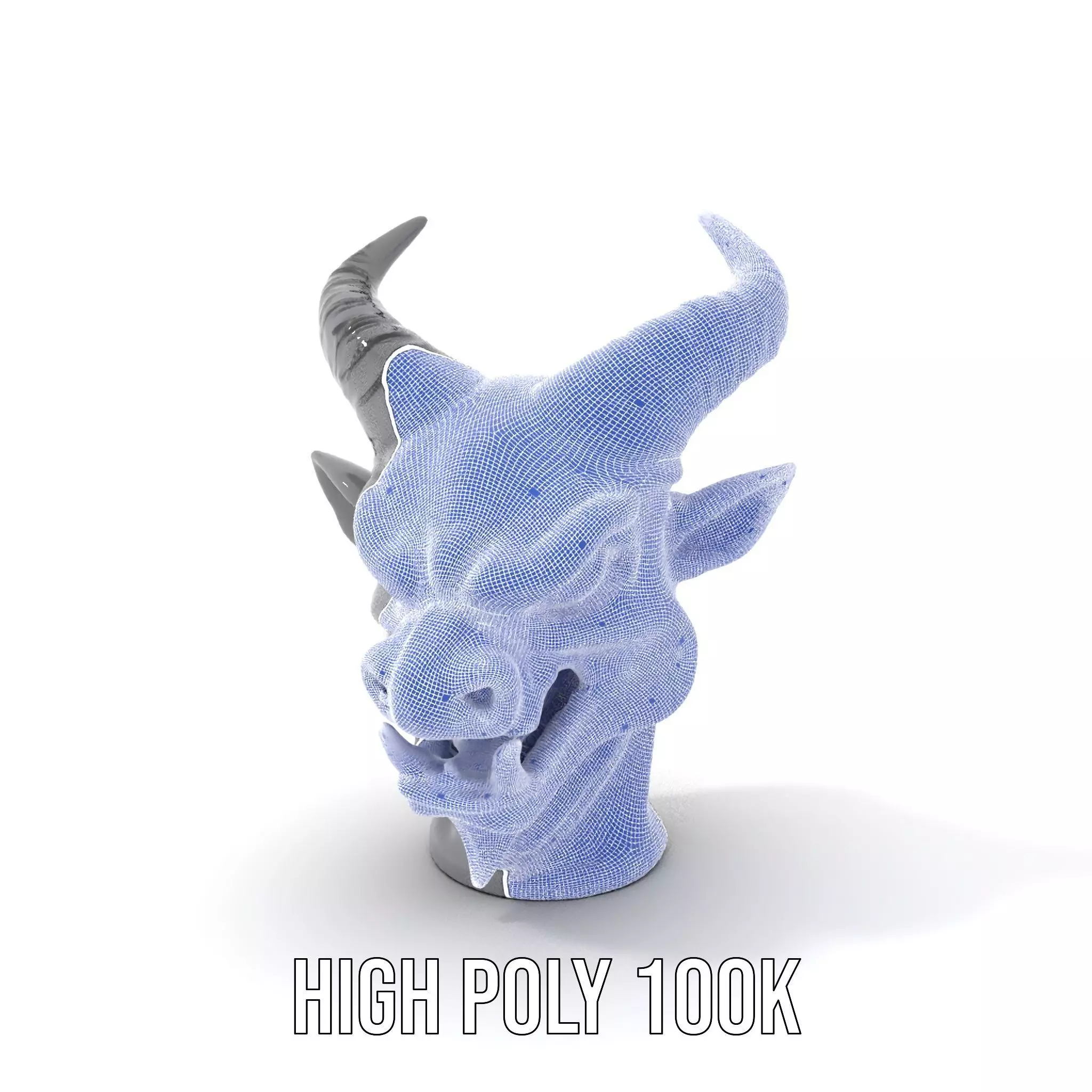 Sleek Onyx Demon model pack Low-poly 3D model_4