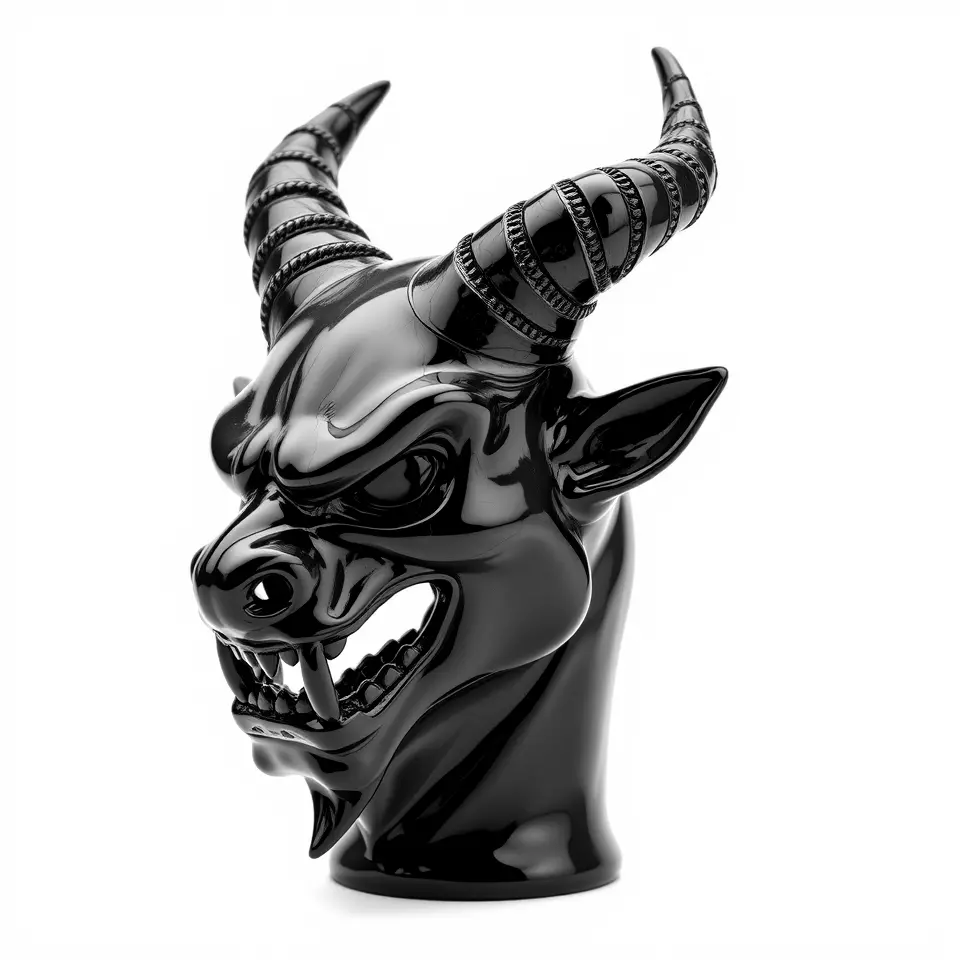 Sleek Onyx Demon model pack Low-poly 3D model_2