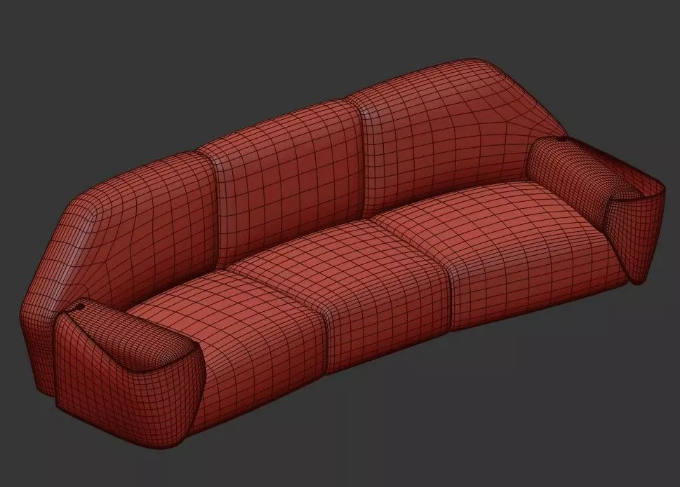Pilati Sofa 3D model_9