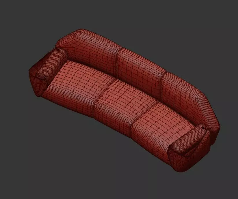 Pilati Sofa 3D model_8