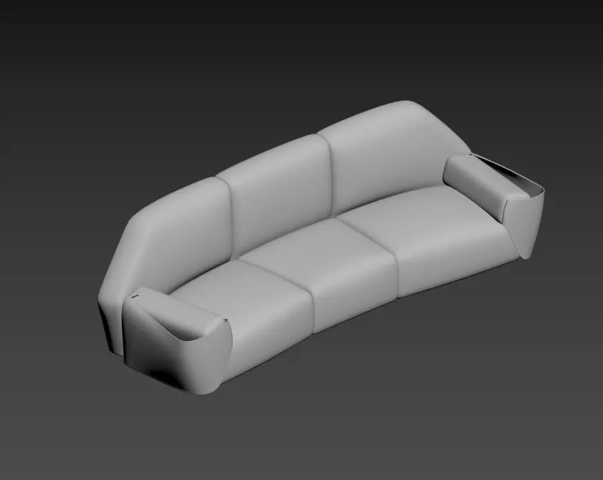 Pilati Sofa 3D model_7