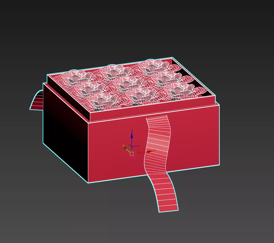 Flower Box 3D model_0