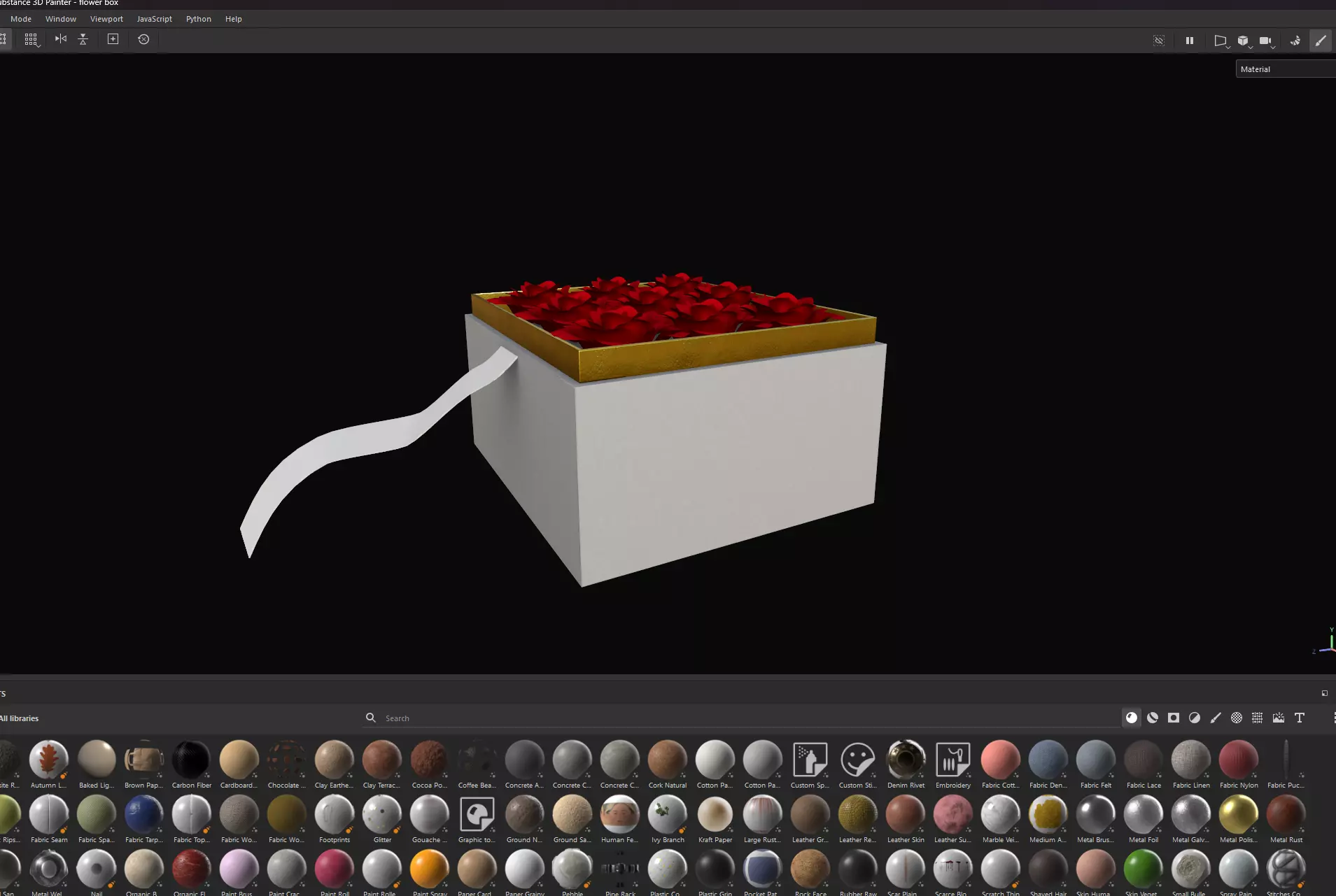 Flower Box 3D model_1