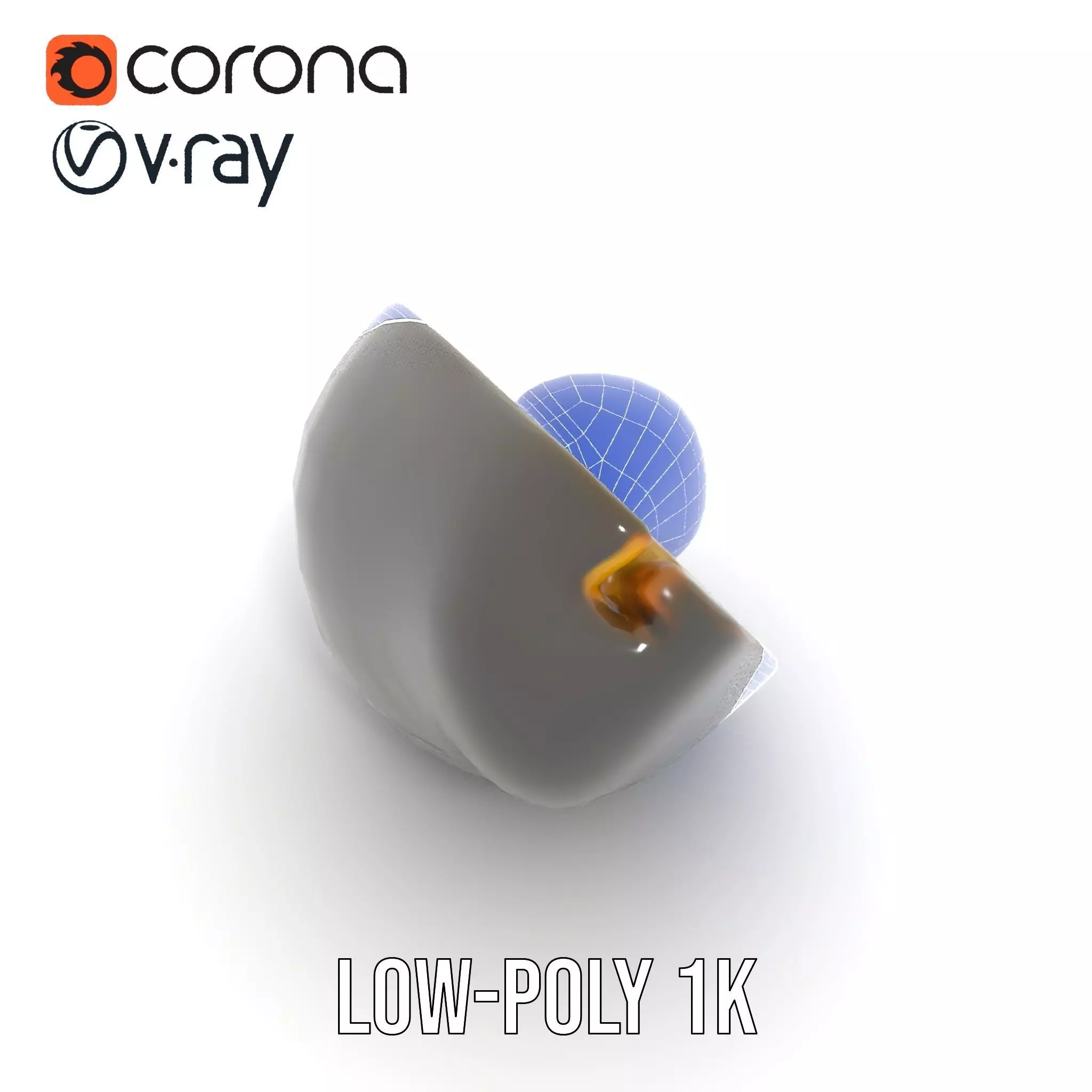 Realistic Avocado model pack Low-poly 3D model_16