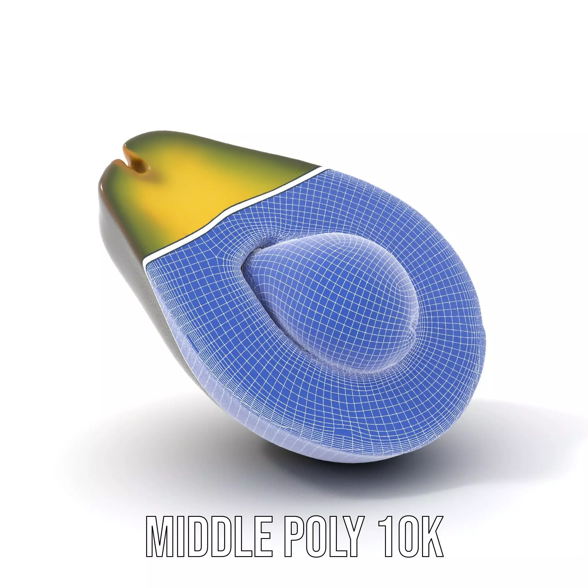 Realistic Avocado model pack Low-poly 3D model_13