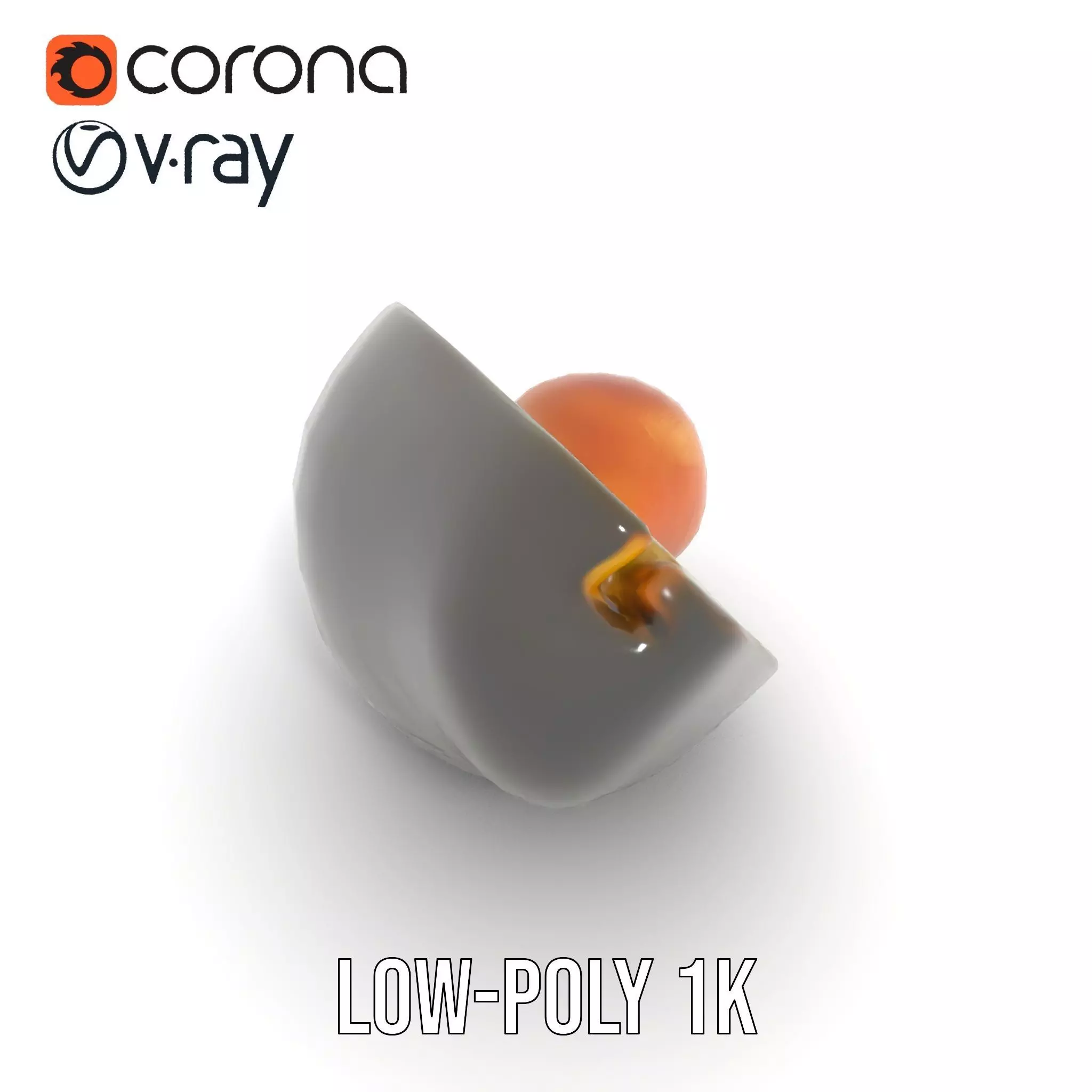 Realistic Avocado model pack Low-poly 3D model_9