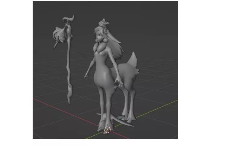 personaje de lillia 3D print model_0