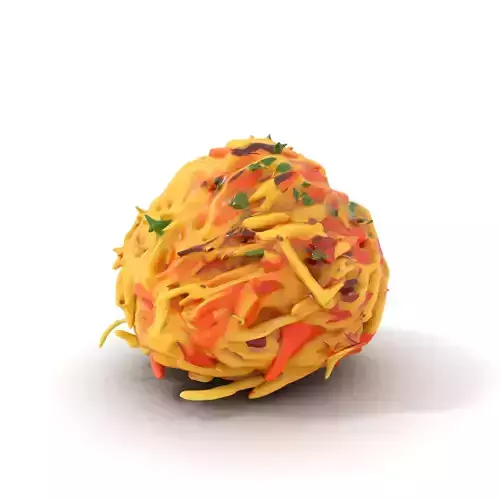 Fresh Coleslaw model pack Low-poly 3D model