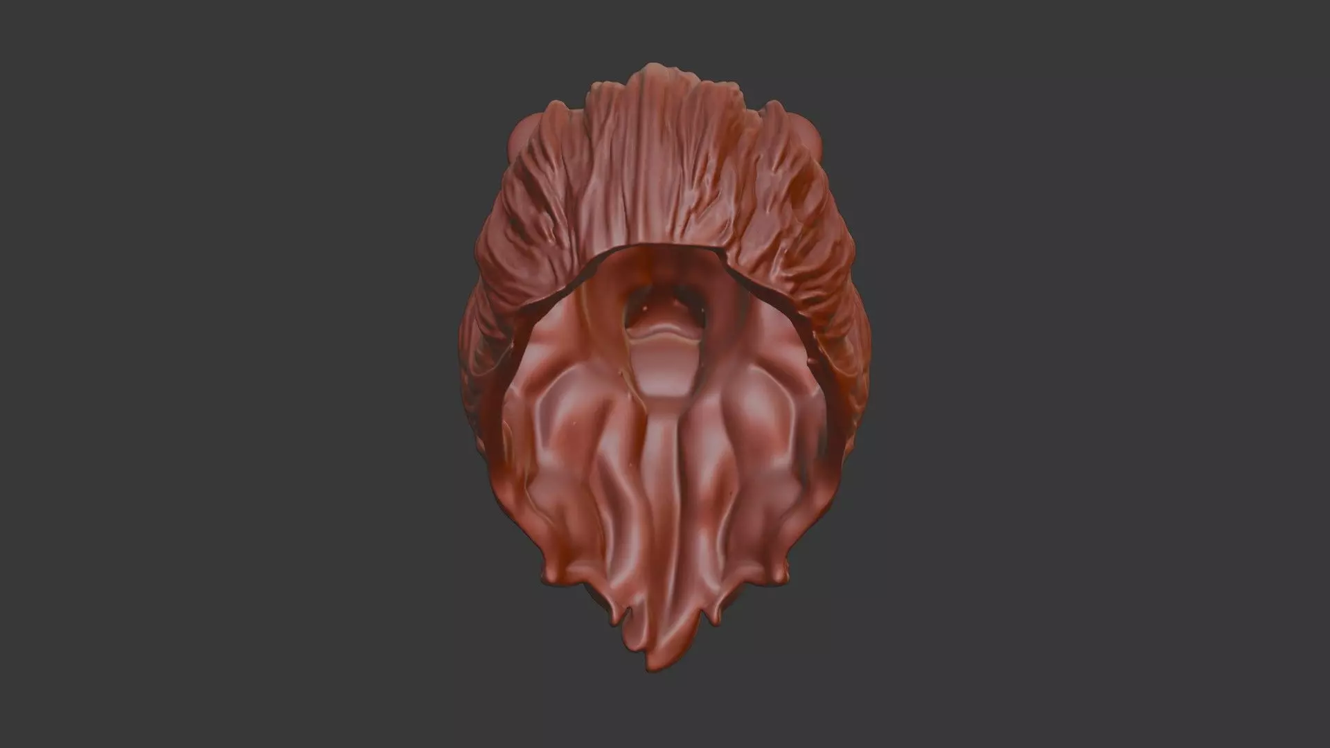 Lion Head Bust 3D Model - STL Printable Wildlife Sculpture 3D print model_5