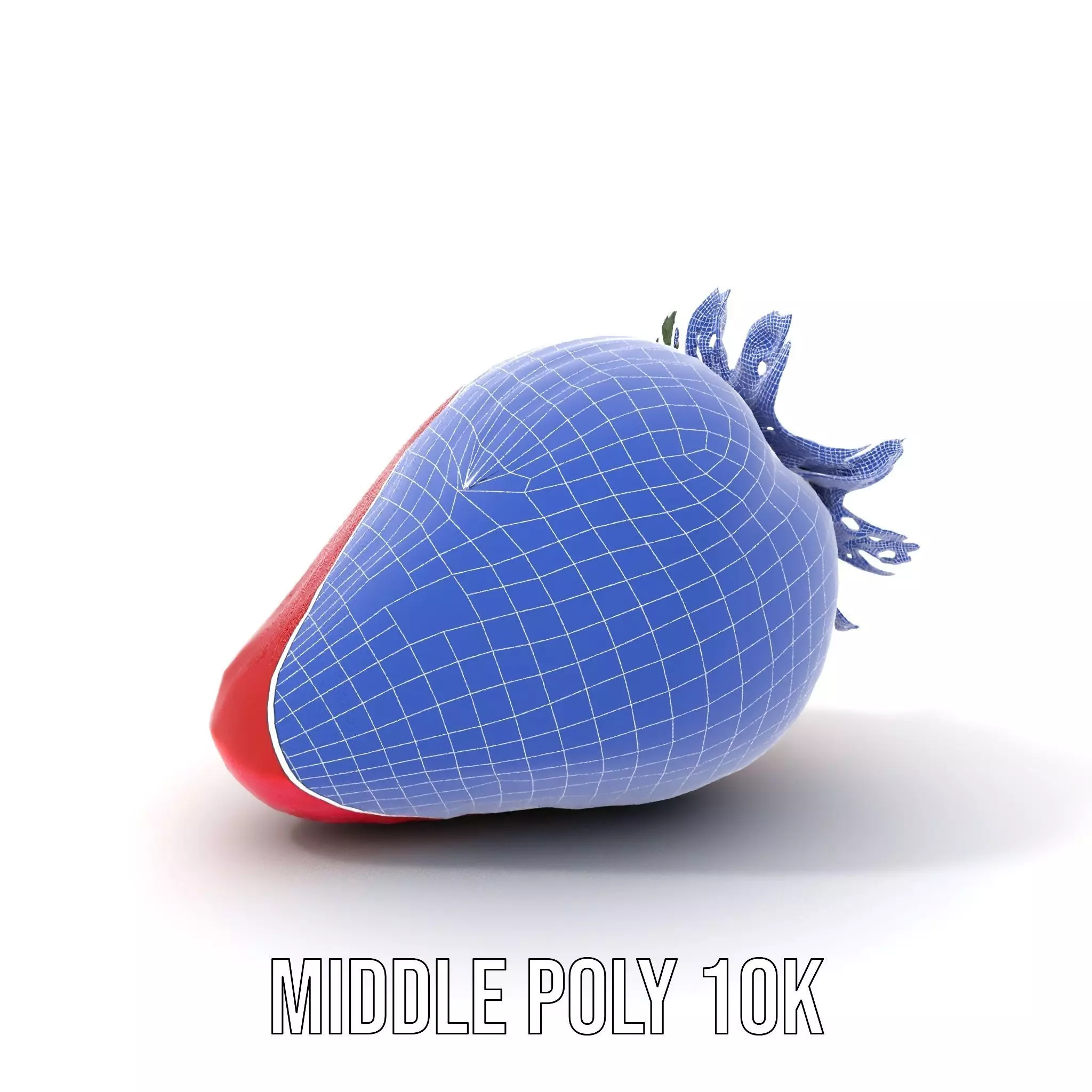 Fresh Strawberry Slice model pack Low-poly 3D model_21