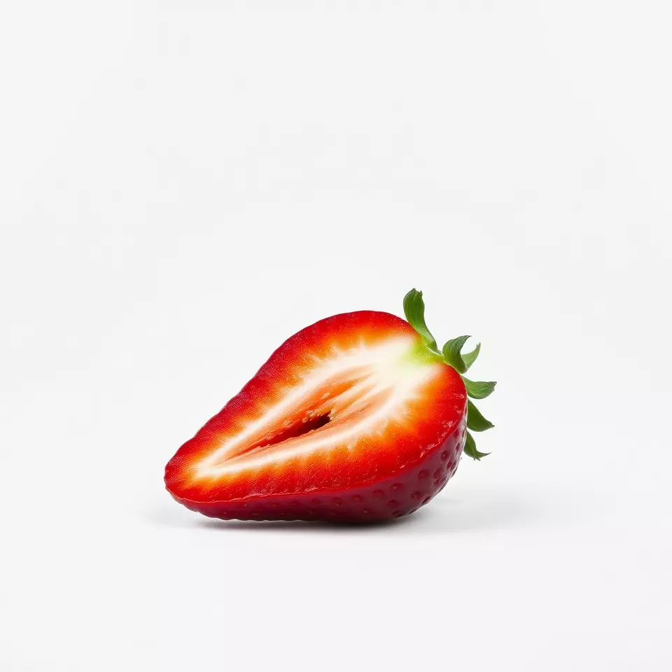 Fresh Strawberry Slice model pack Low-poly 3D model_2