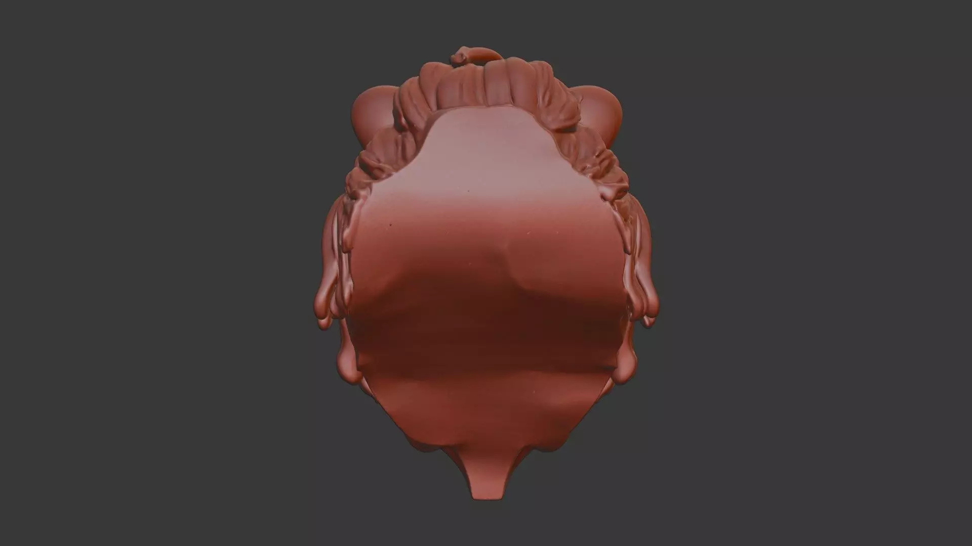 Lion Head Bust 3D Model - STL Printable Wildlife Sculpture 3D print model_5