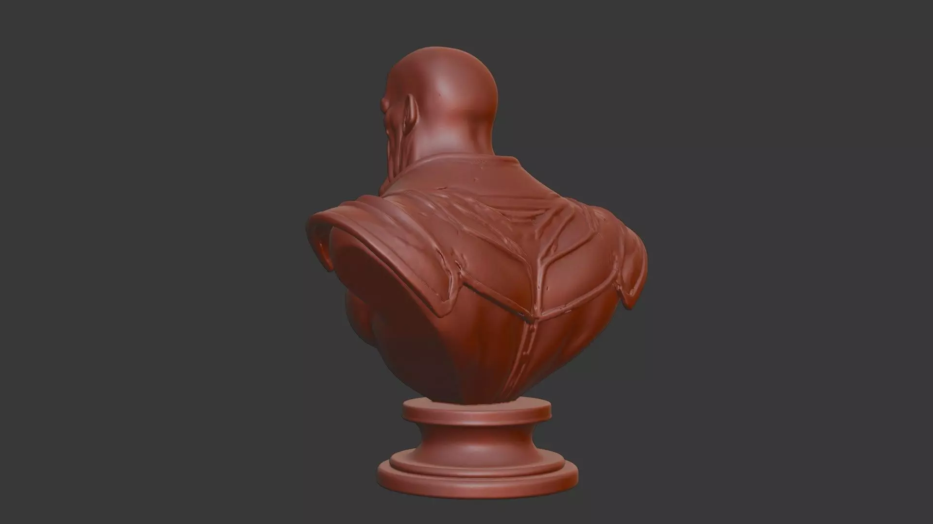 Thanos Bust 3D Model - STL Printable Marvel Sculpture 3D print model_4