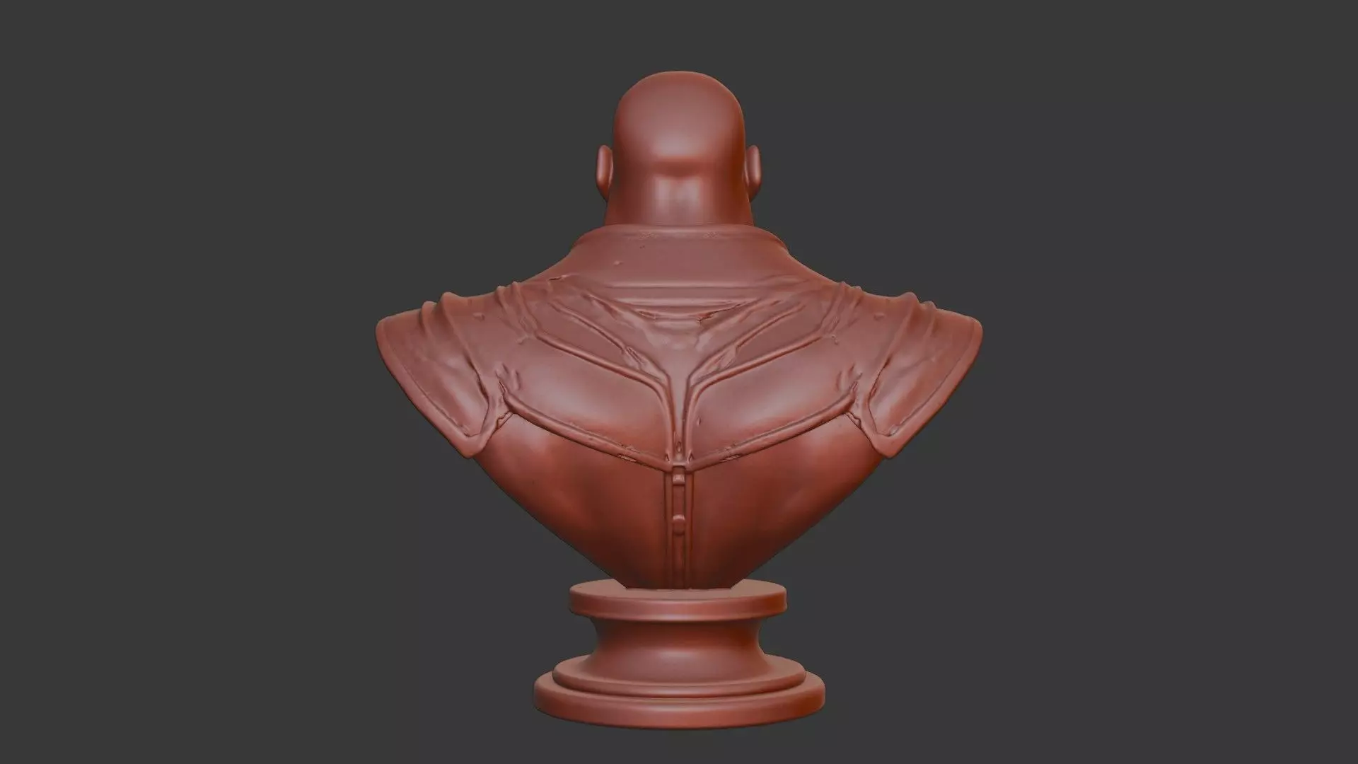 Thanos Bust 3D Model - STL Printable Marvel Sculpture 3D print model_5