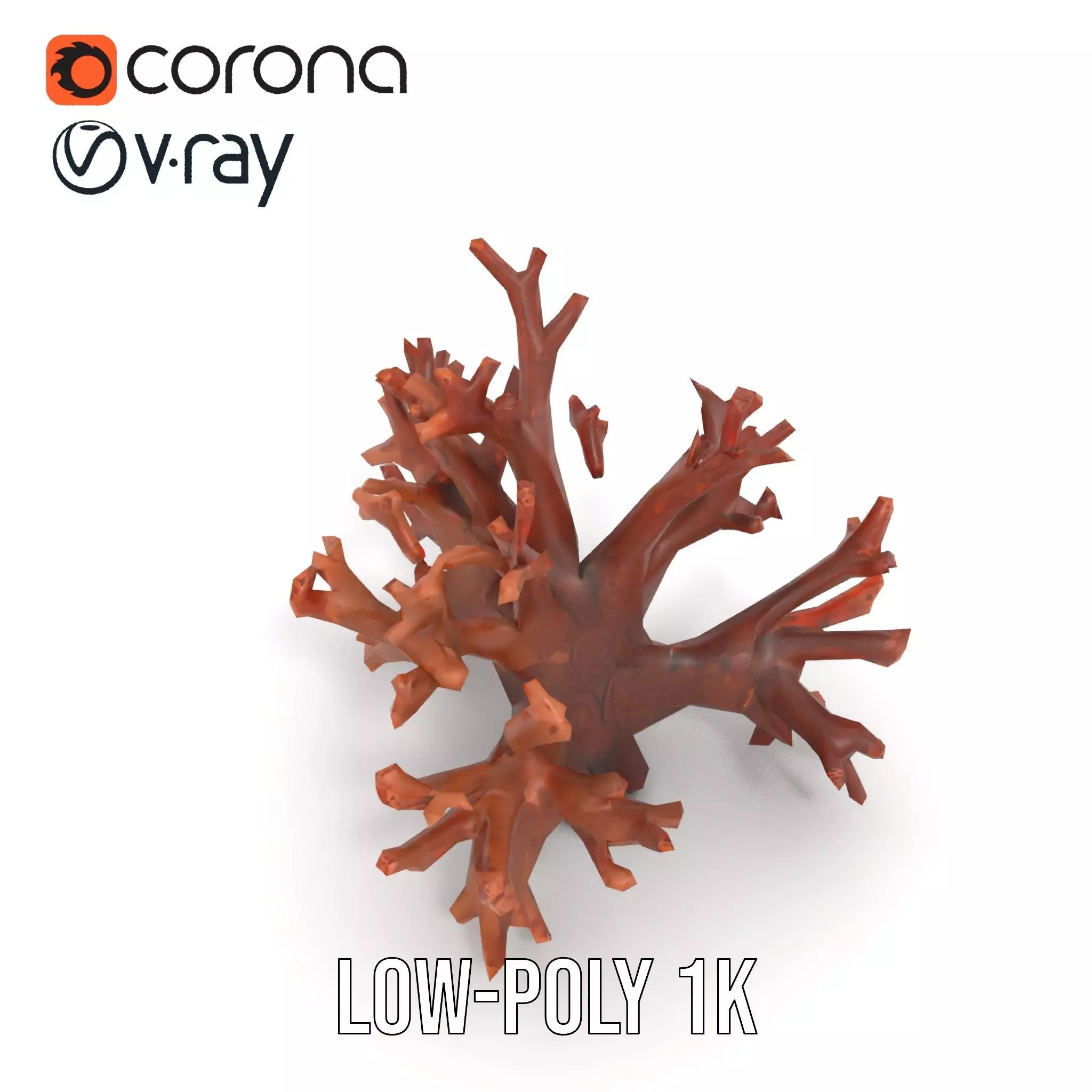 Rustic Coral Structure model pack Low-poly 3D model_22