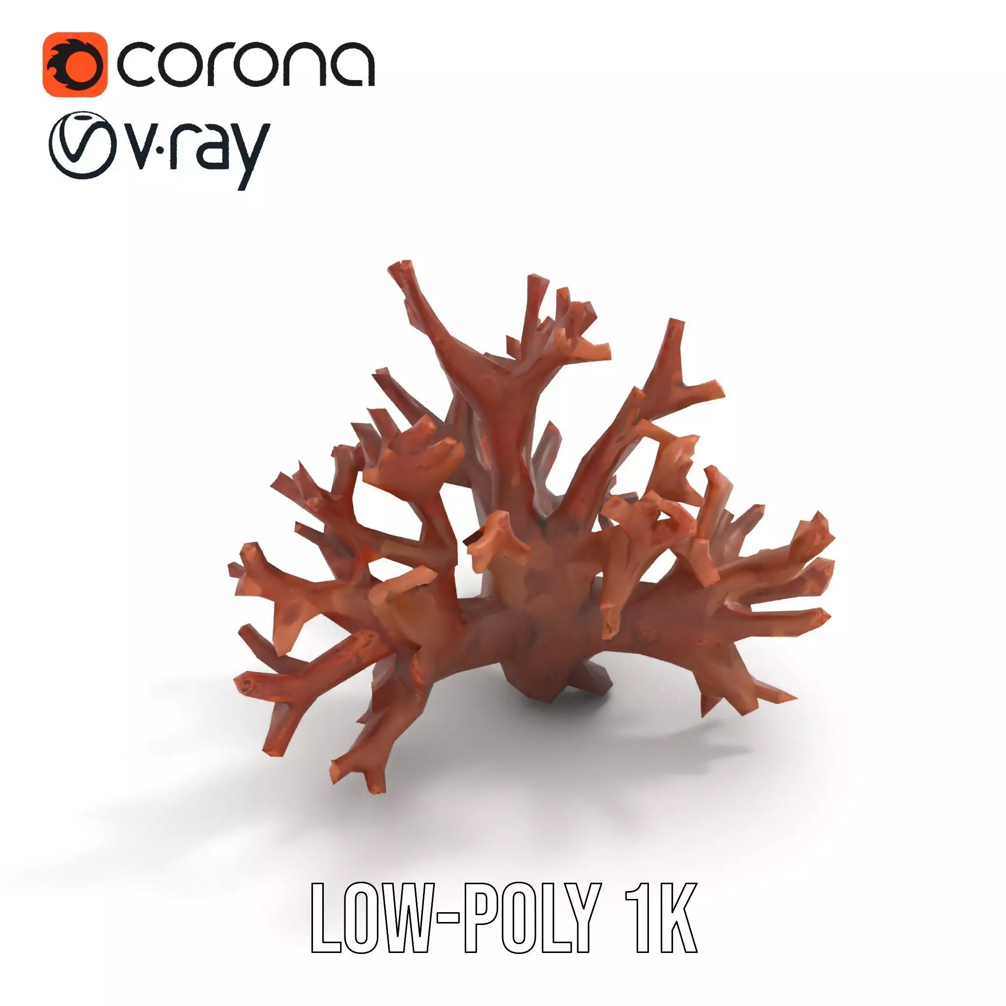 Rustic Coral Structure model pack Low-poly 3D model_25