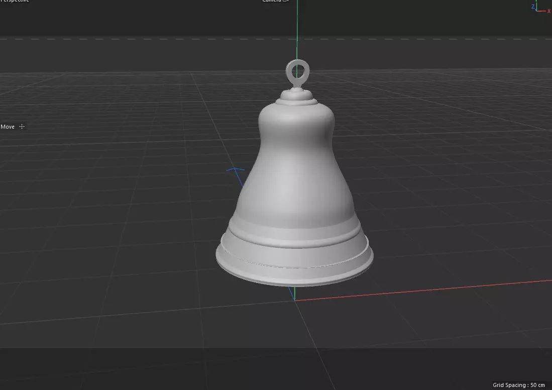 3D Model of a Bell  3D print model_7