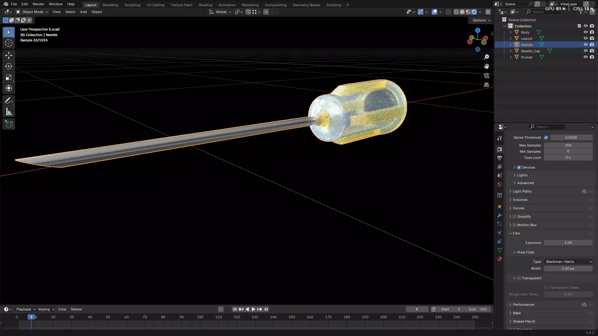 Dental Self Aspirating Syringe02 3D model_55