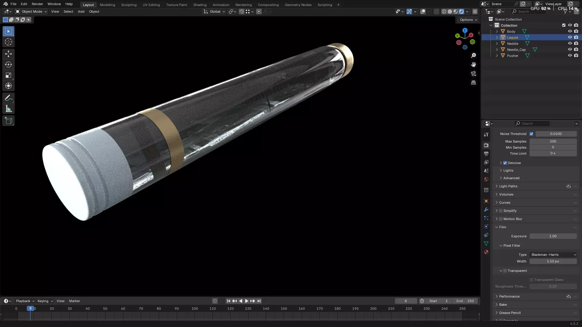 Dental Self Aspirating Syringe02 3D model_24