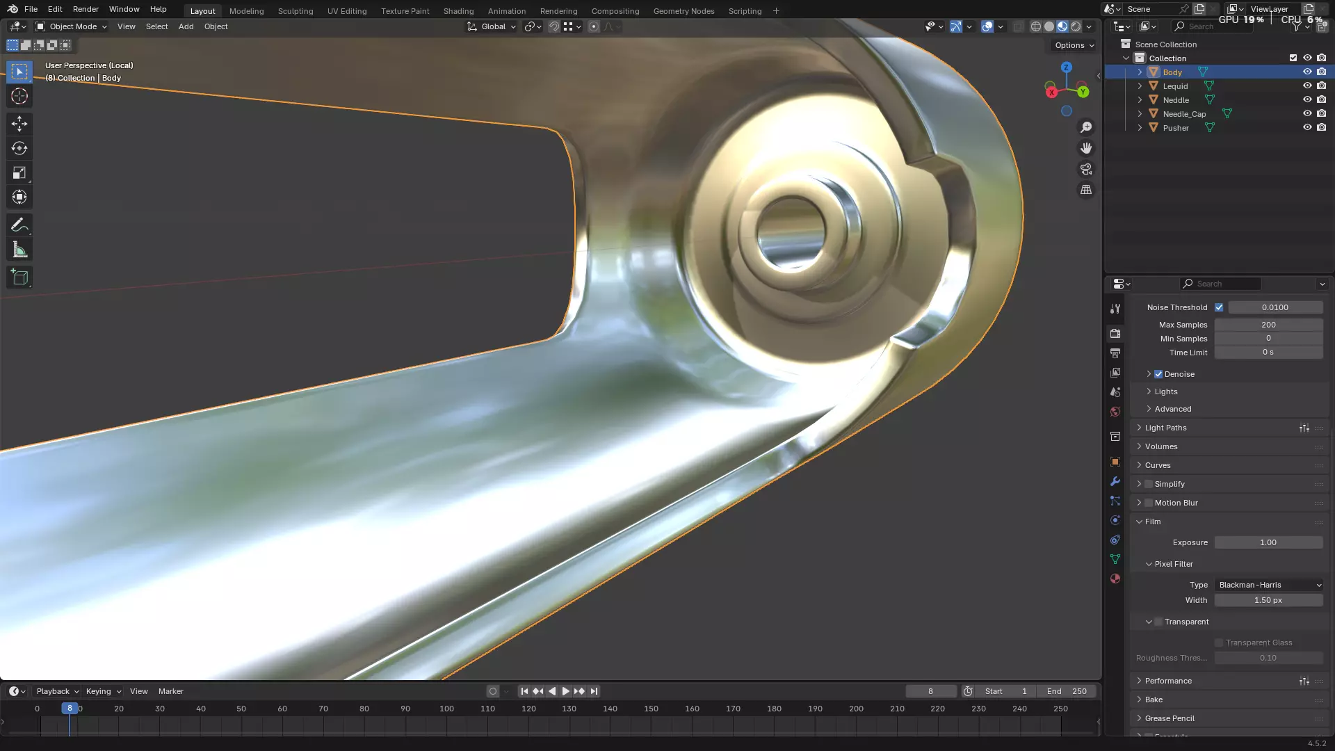 Dental Self Aspirating Syringe02 3D model_39