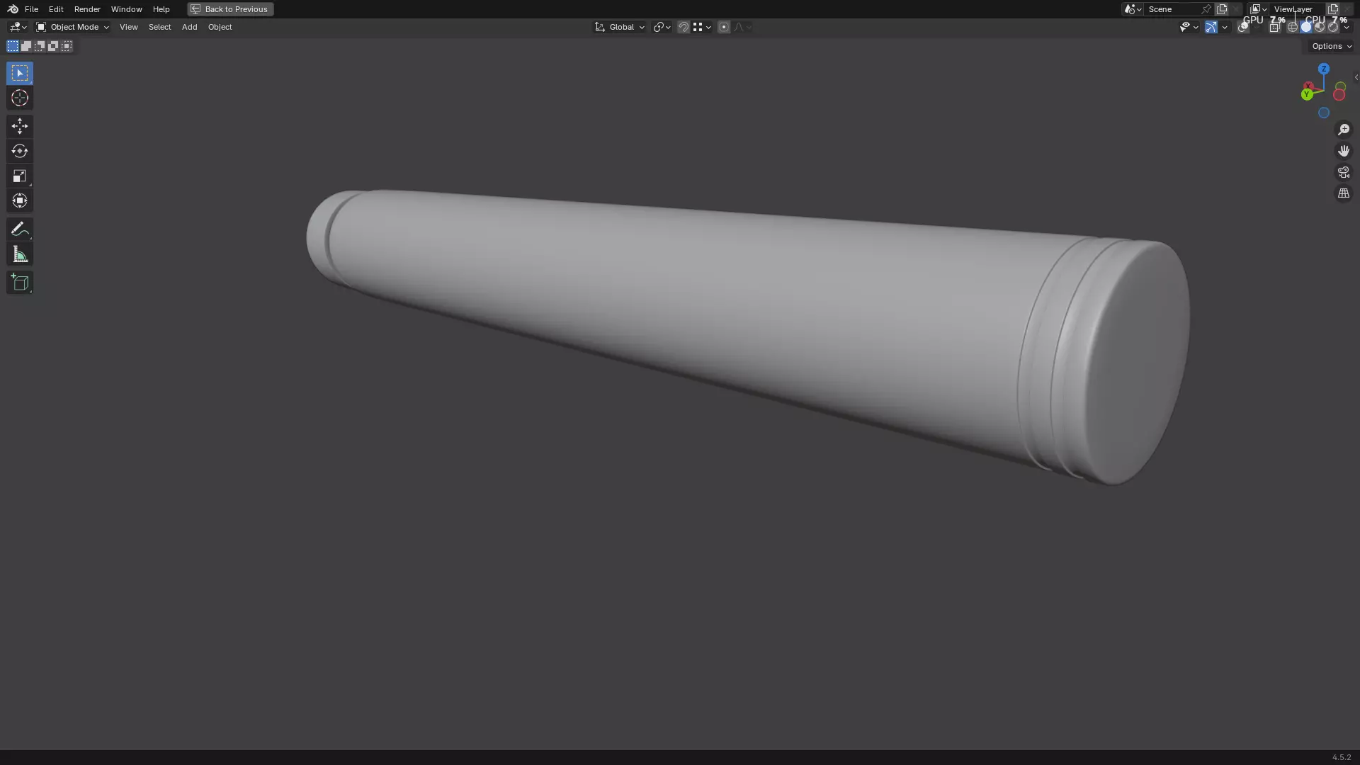 Dental Self Aspirating Syringe02 3D model_14