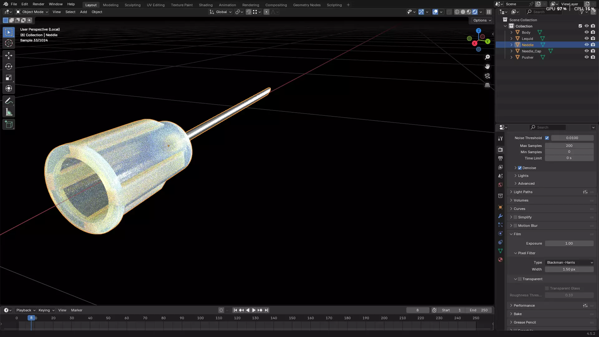 Dental Self Aspirating Syringe02 3D model_53