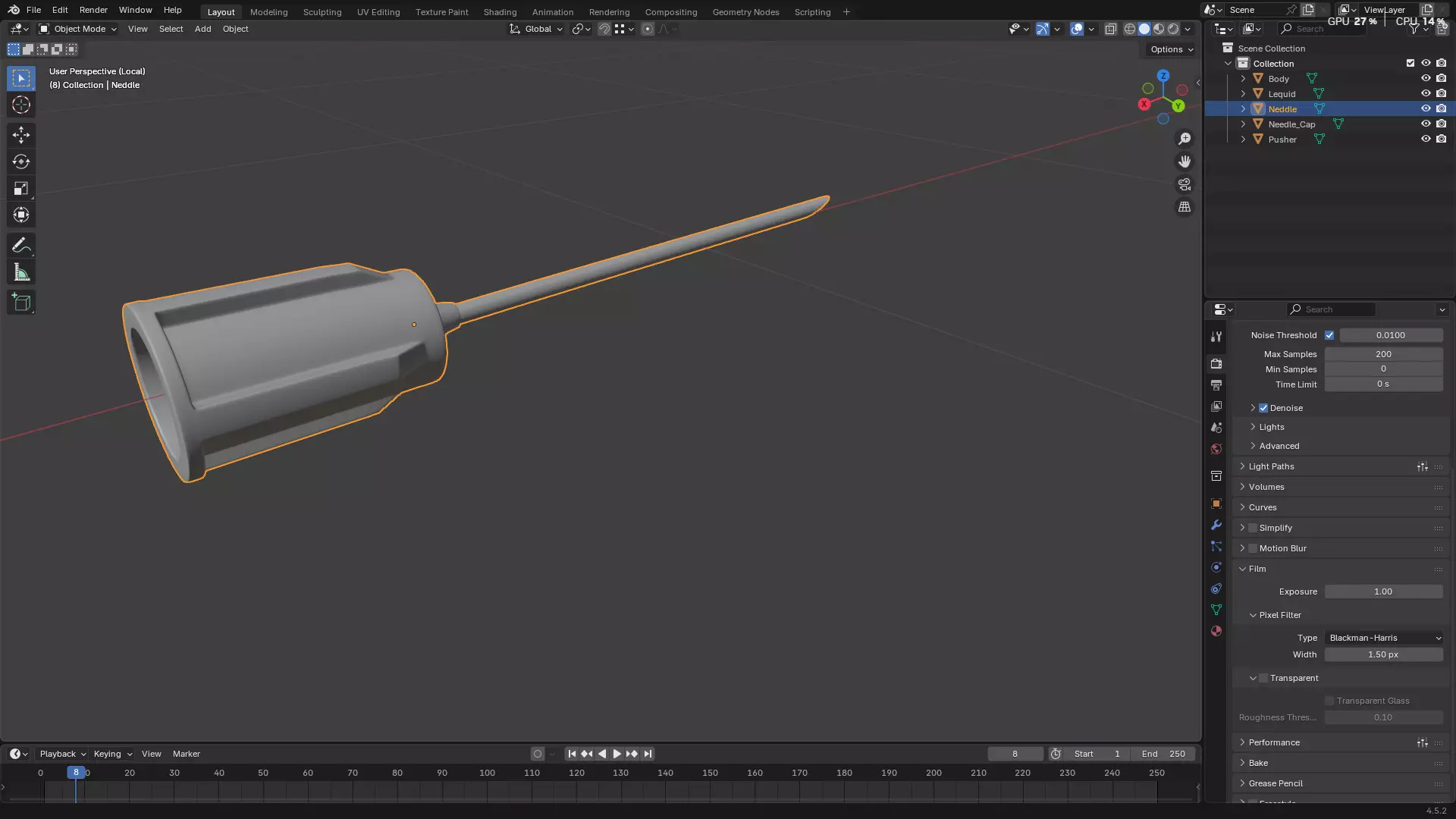 Dental Self Aspirating Syringe02 3D model_52