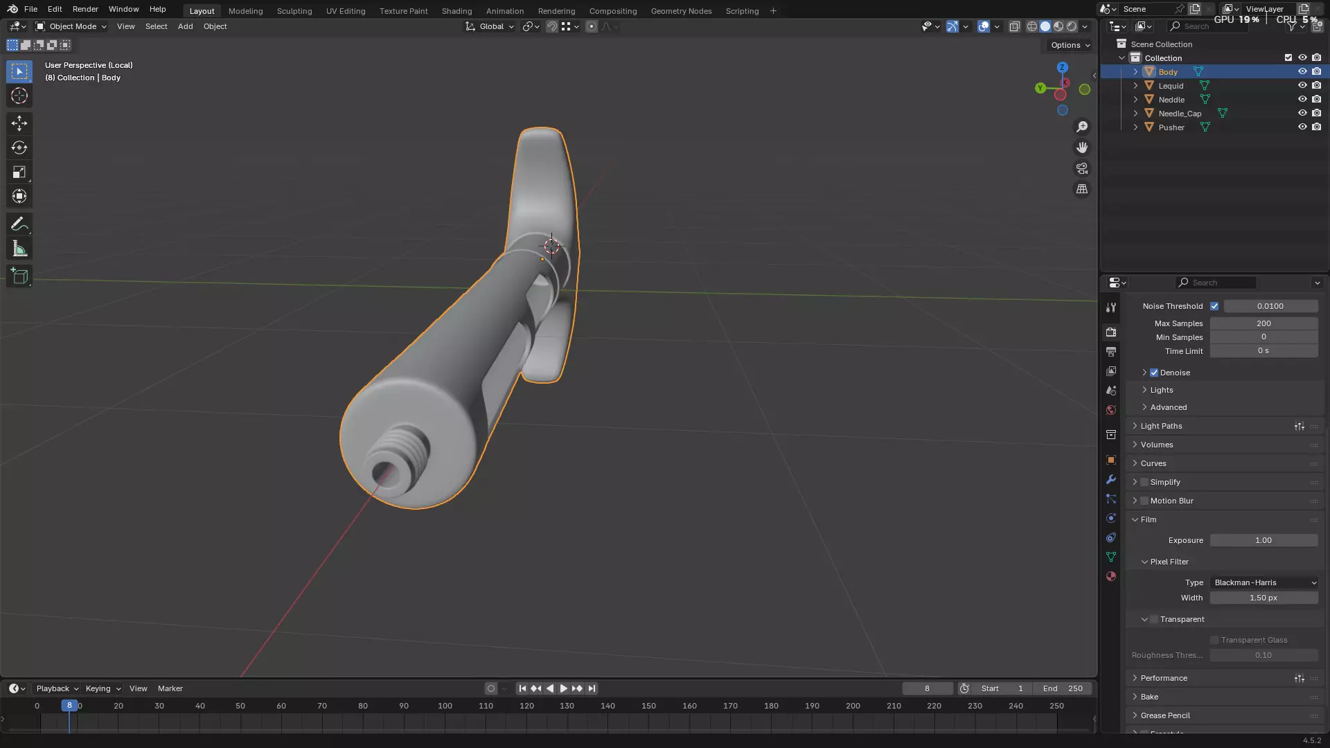 Dental Self Aspirating Syringe02 3D model_36