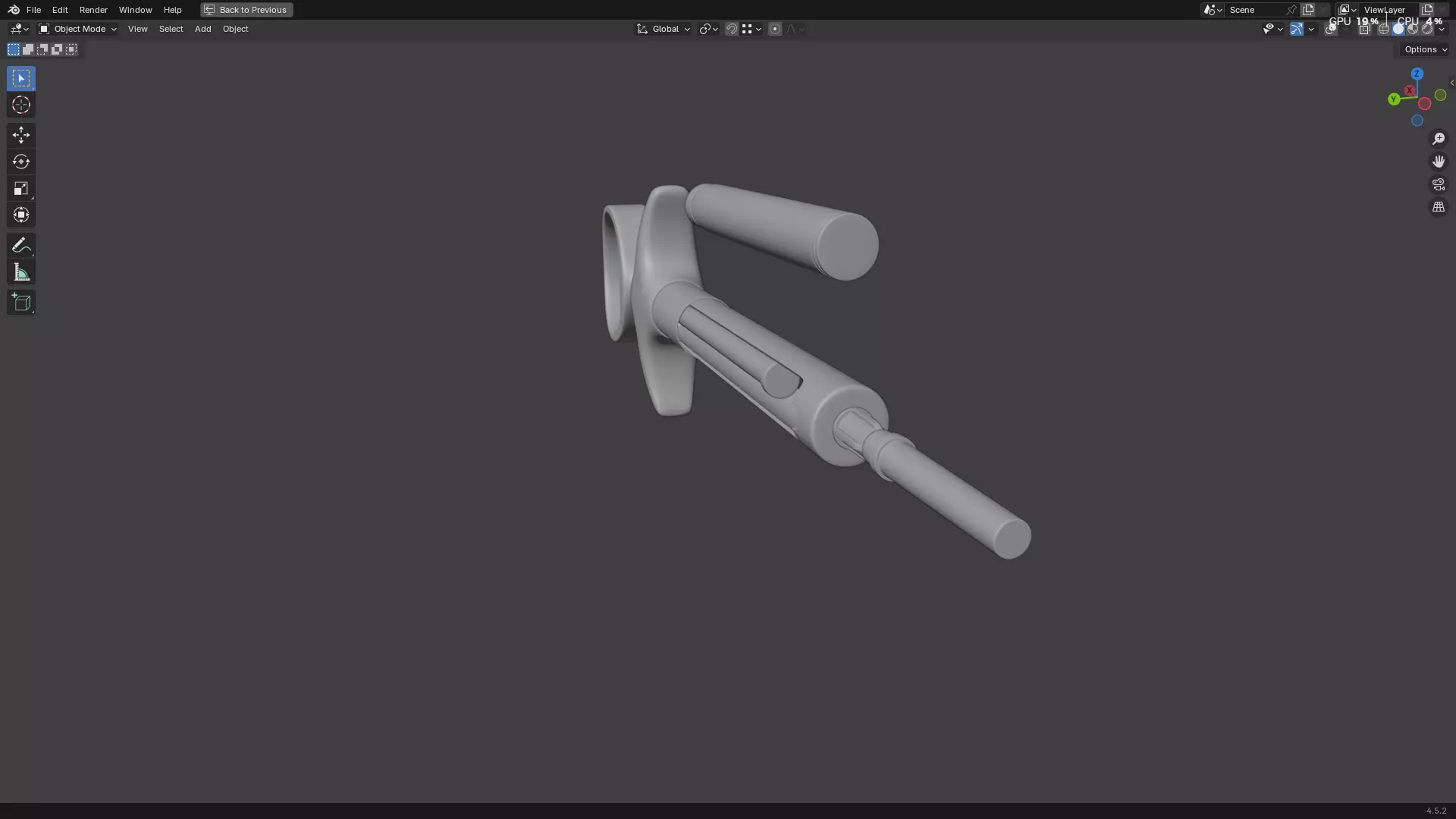 Dental Self Aspirating Syringe02 3D model_9