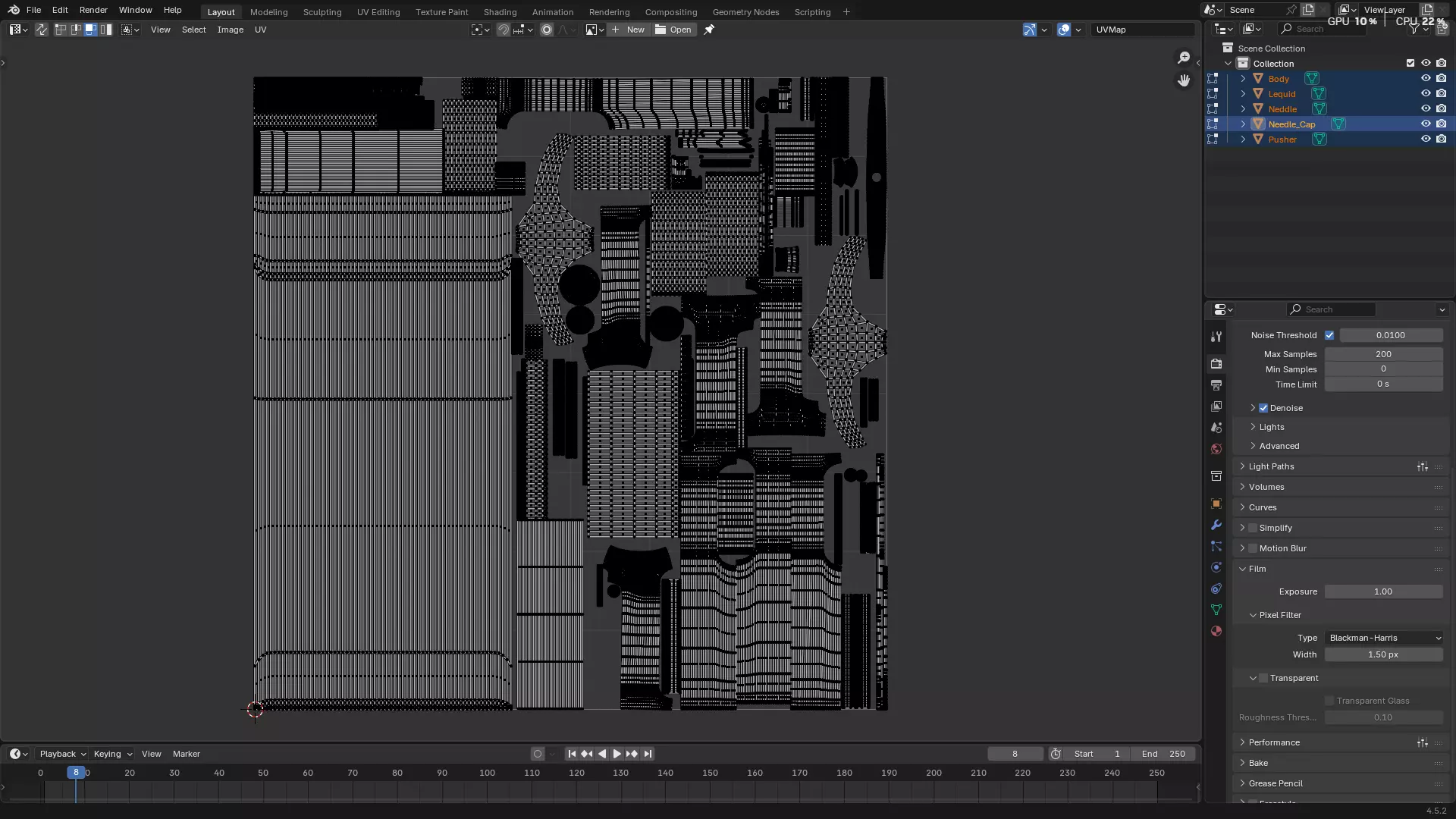 Dental Self Aspirating Syringe02 3D model_67