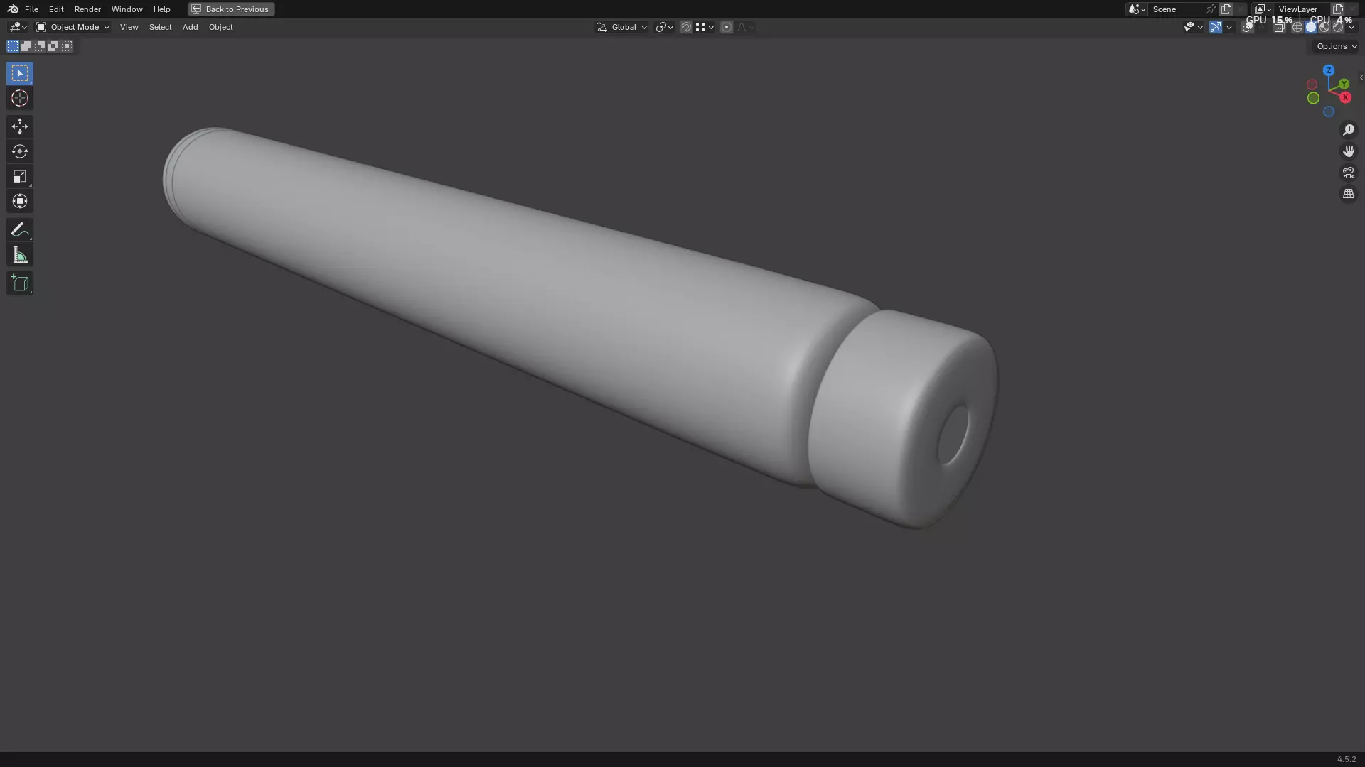 Dental Self Aspirating Syringe02 3D model_12