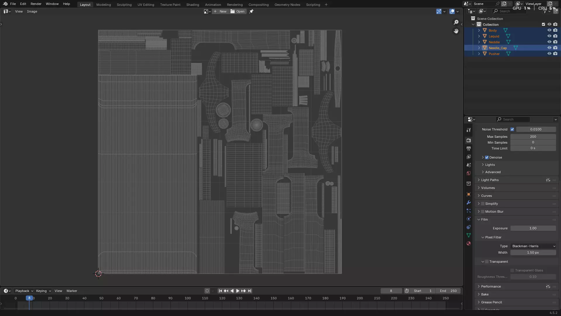 Dental Self Aspirating Syringe02 3D model_68