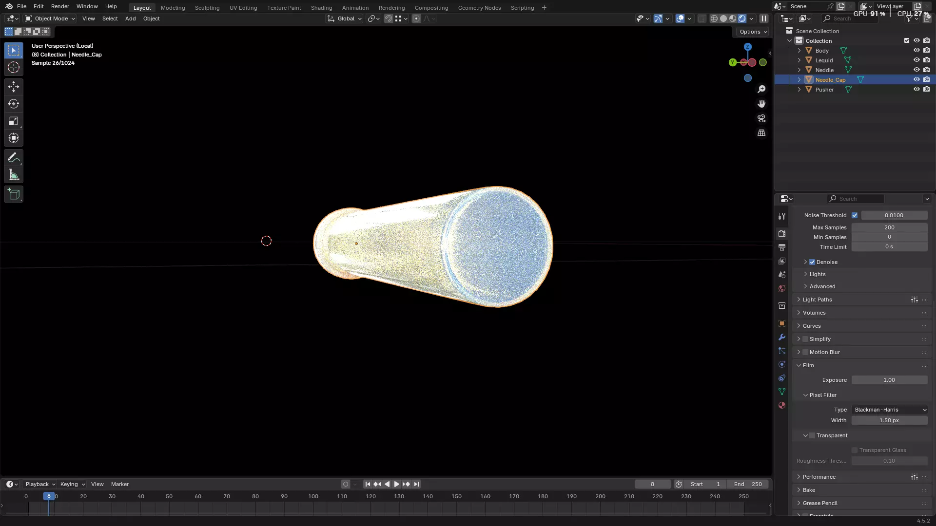 Dental Self Aspirating Syringe02 3D model_59