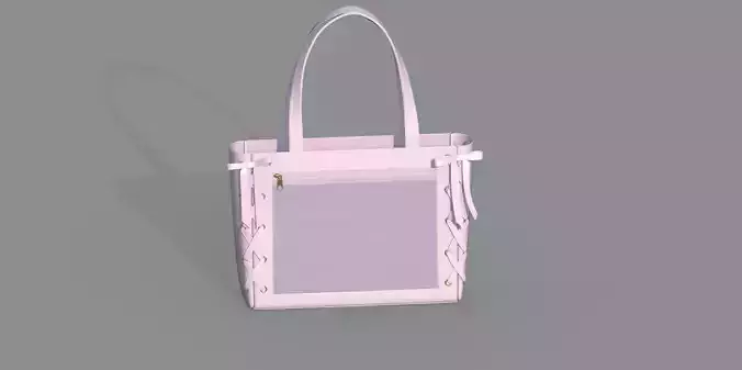 pink handbag