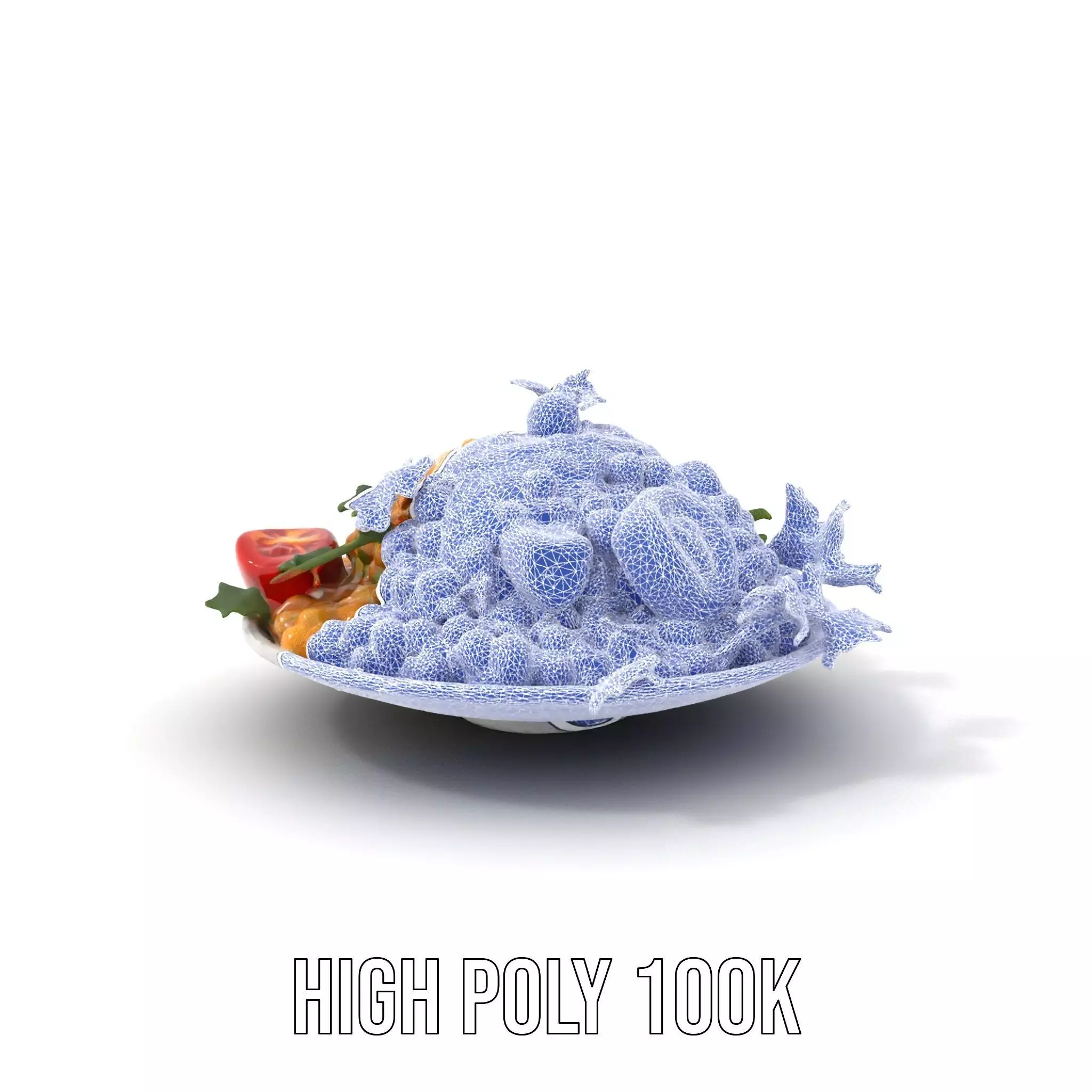 Chickpea Salad model pack Low-poly 3D model_6