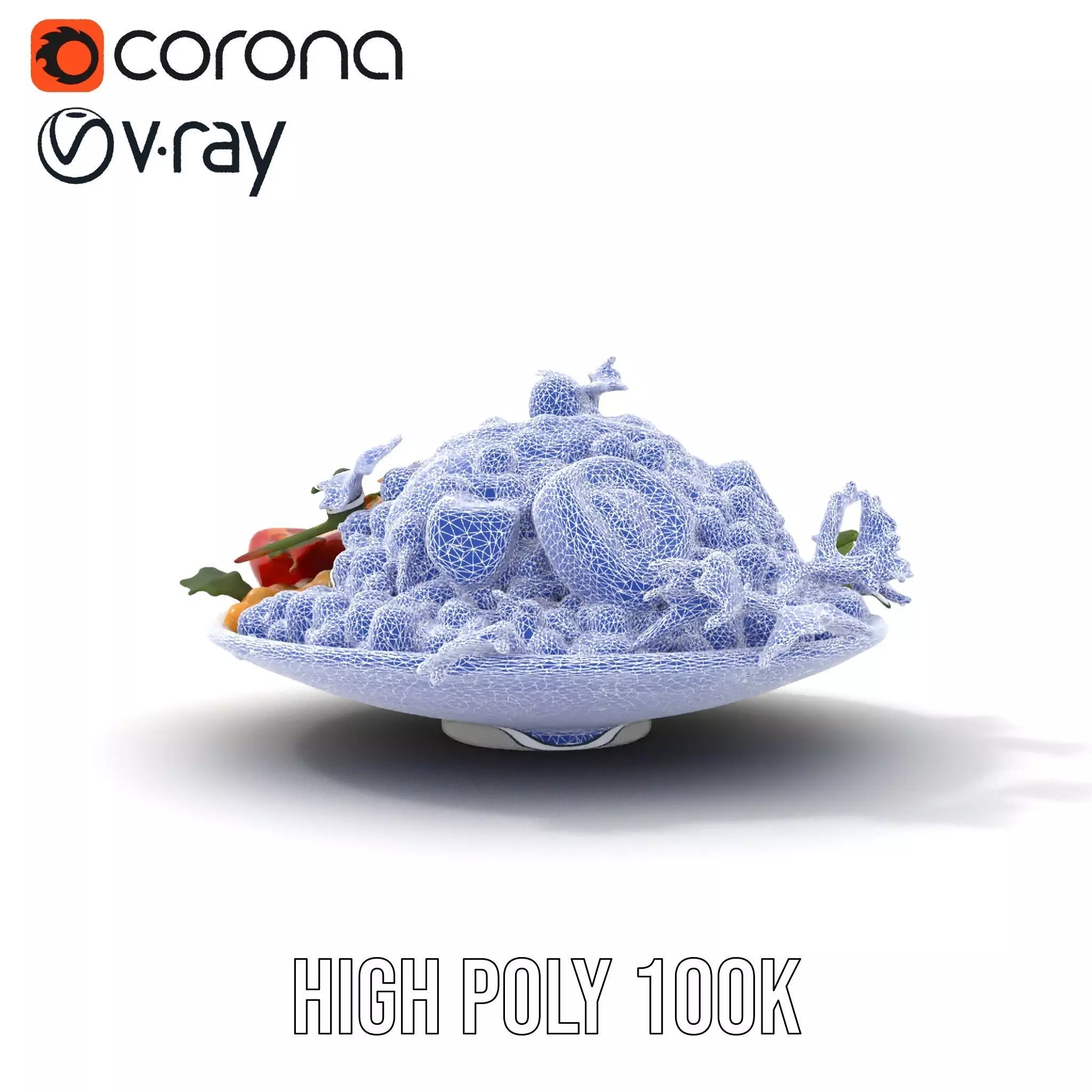 Chickpea Salad model pack Low-poly 3D model_27