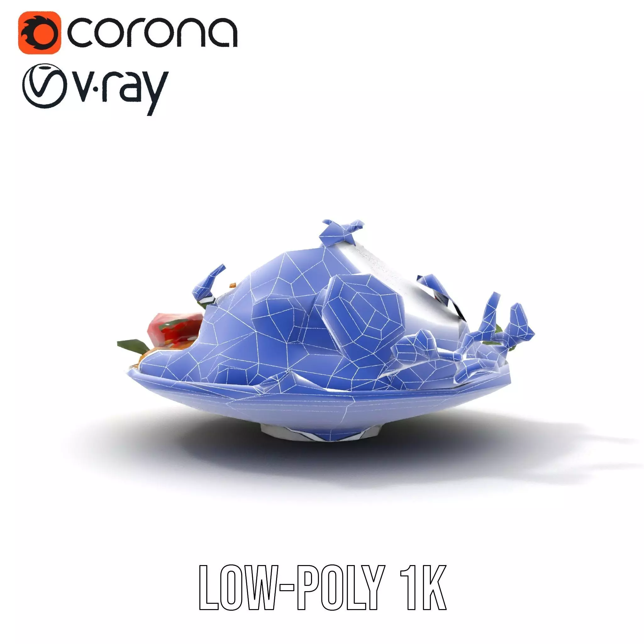 Chickpea Salad model pack Low-poly 3D model_31